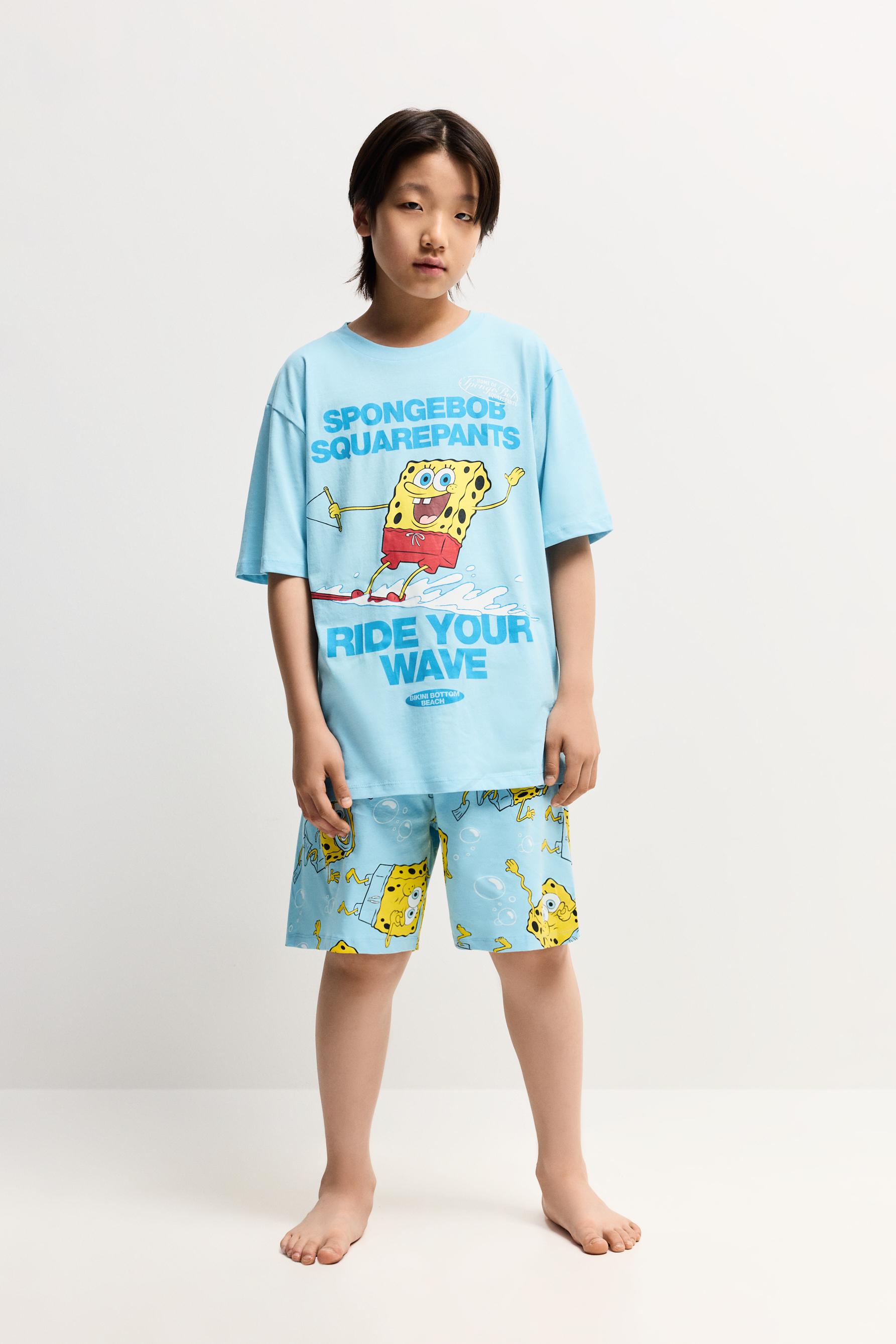 SpongeBob Nickelodeon™ short pyjamas — BLUE