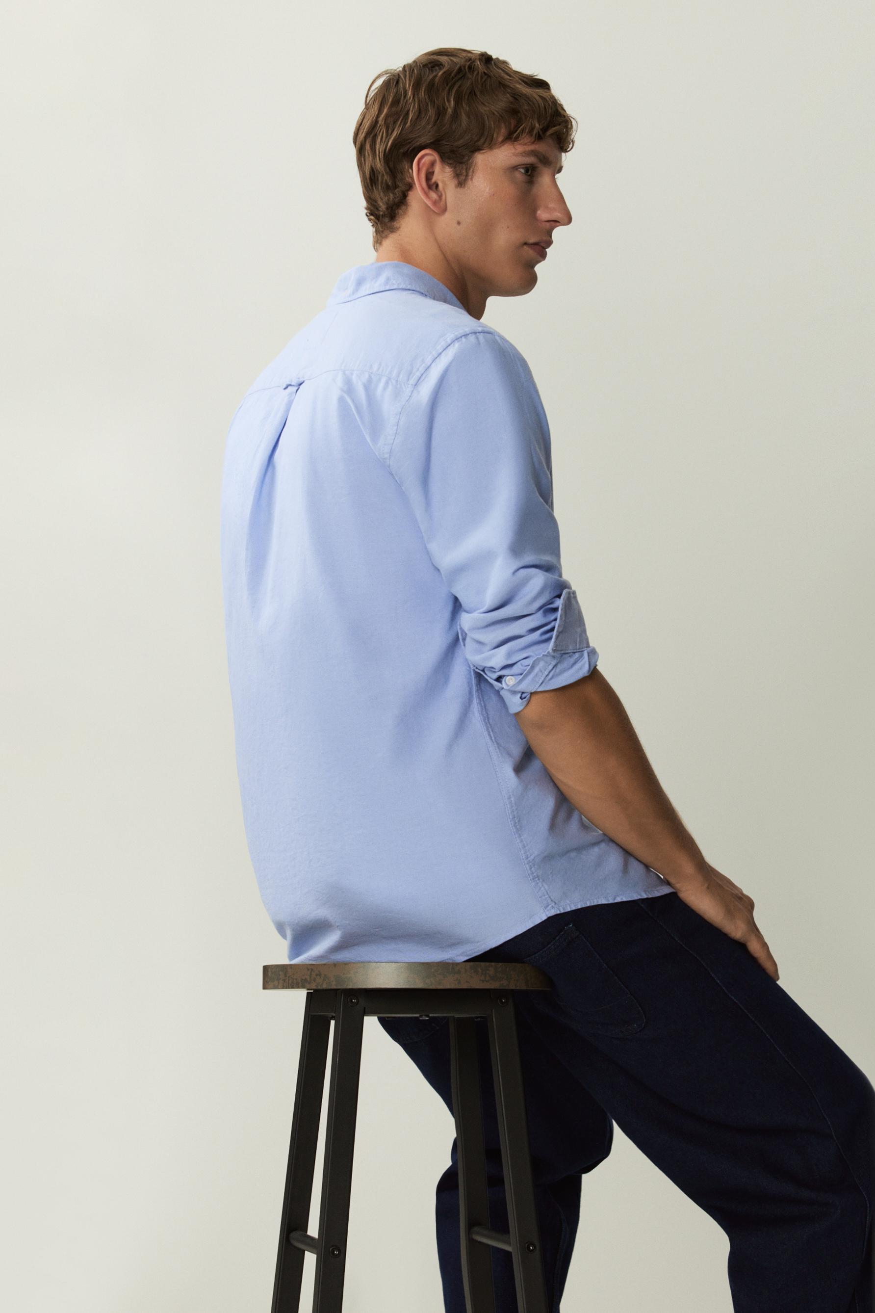 Oxford shirt — PALE BLUE