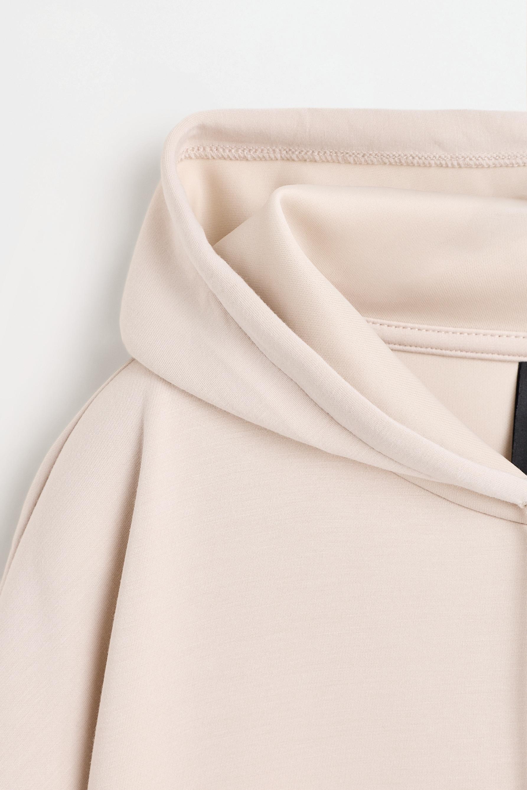 Fluid hoodie — ECRU