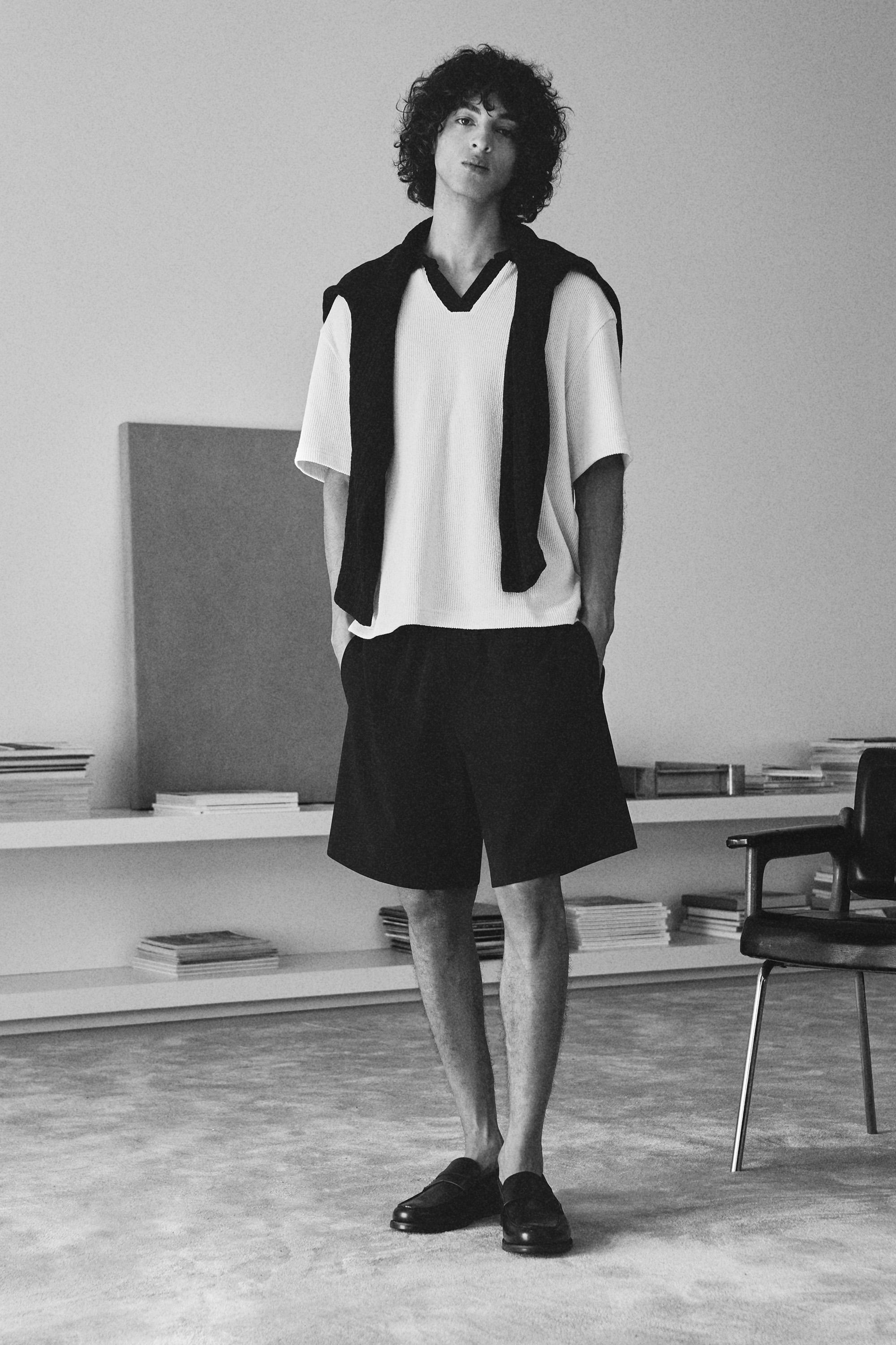 Jogger Bermuda shorts — BLACK
