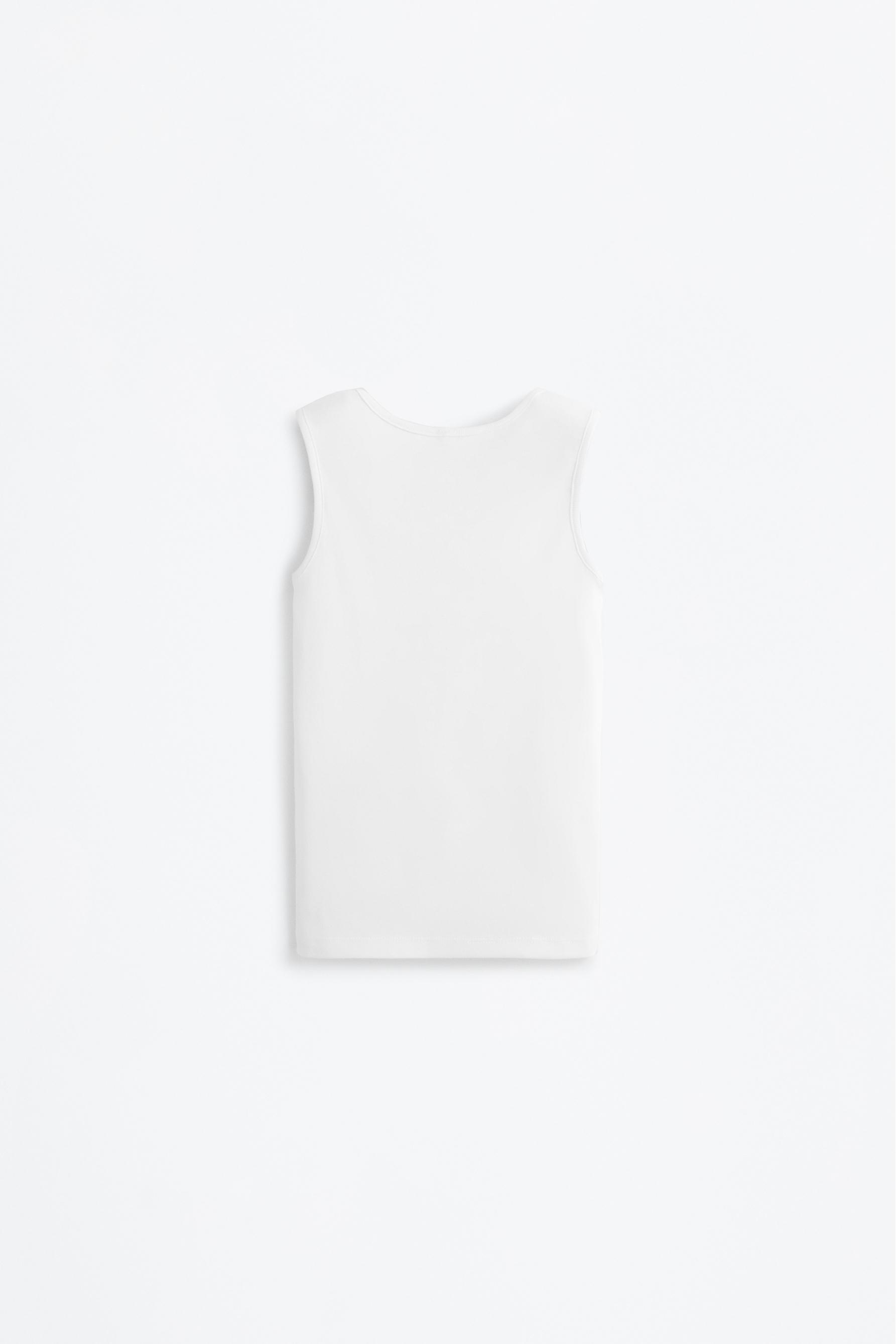 3-pack of undershirts — BLUE/WHITE
