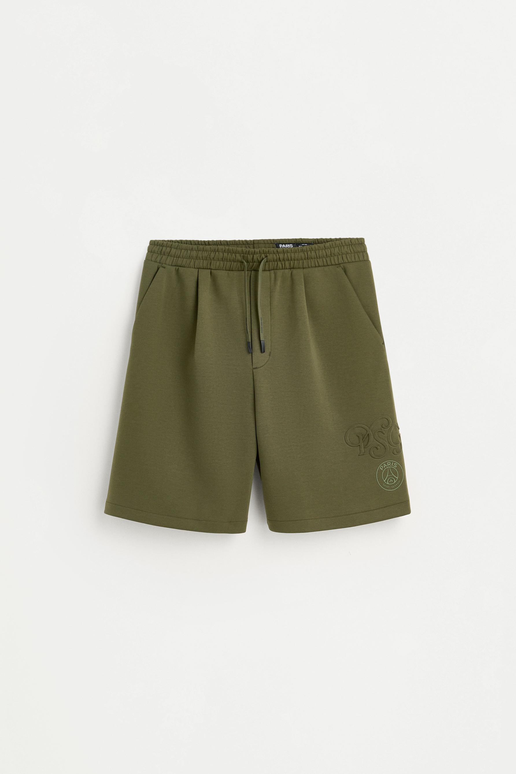 Paris Saint-Germain x Lefties interlock Bermuda shorts — DARK KHAKI