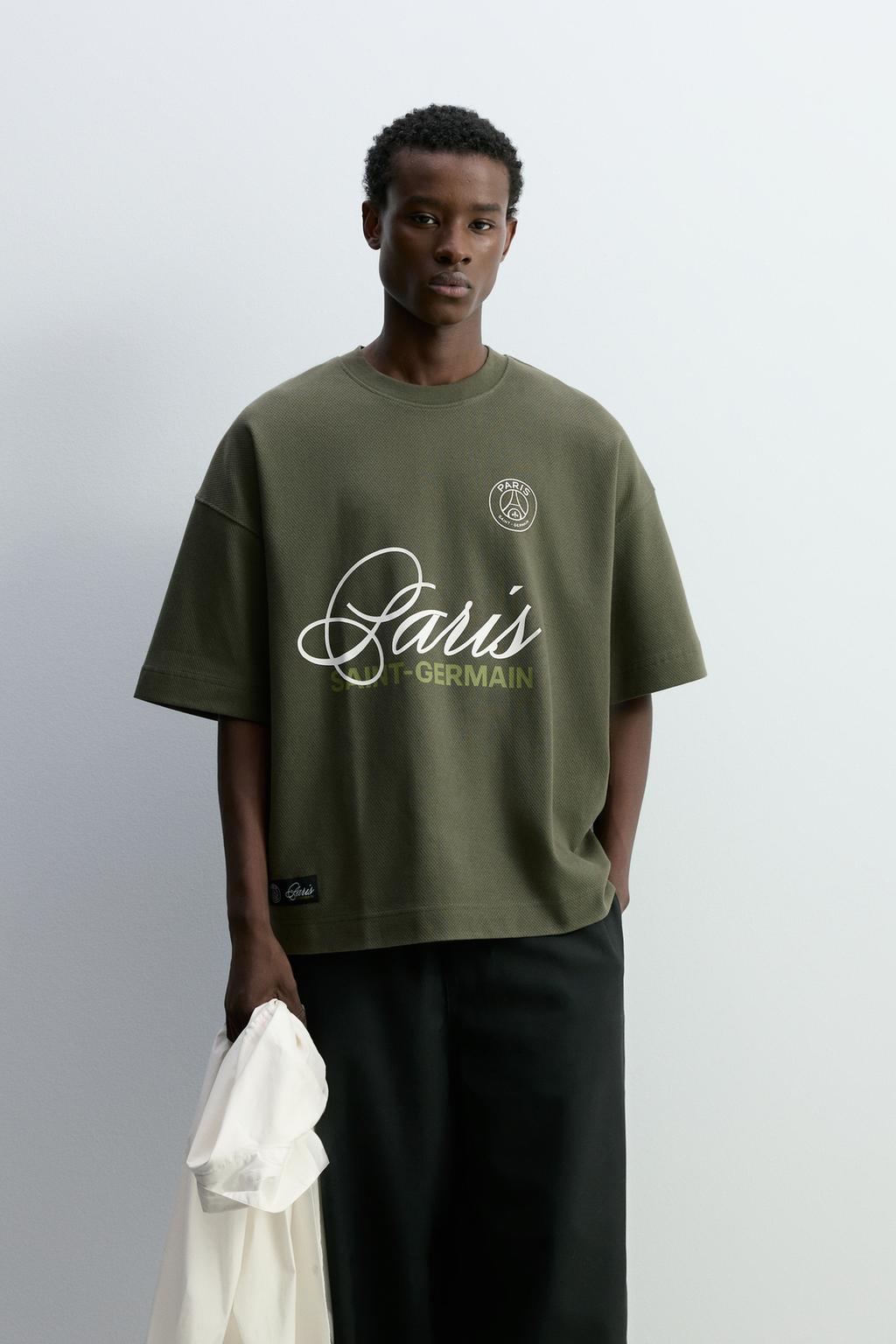 Paris Saint-Germain x Lefties textured T-shirt