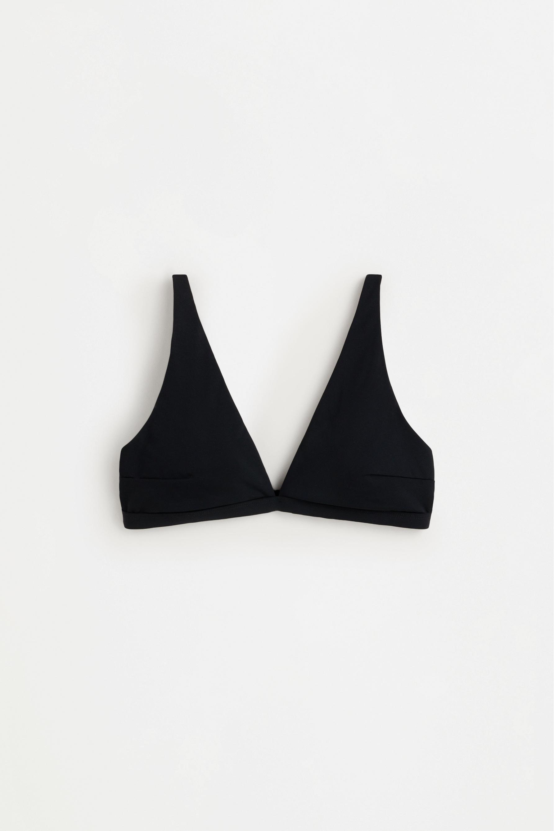 Basic bikini top — BLACK