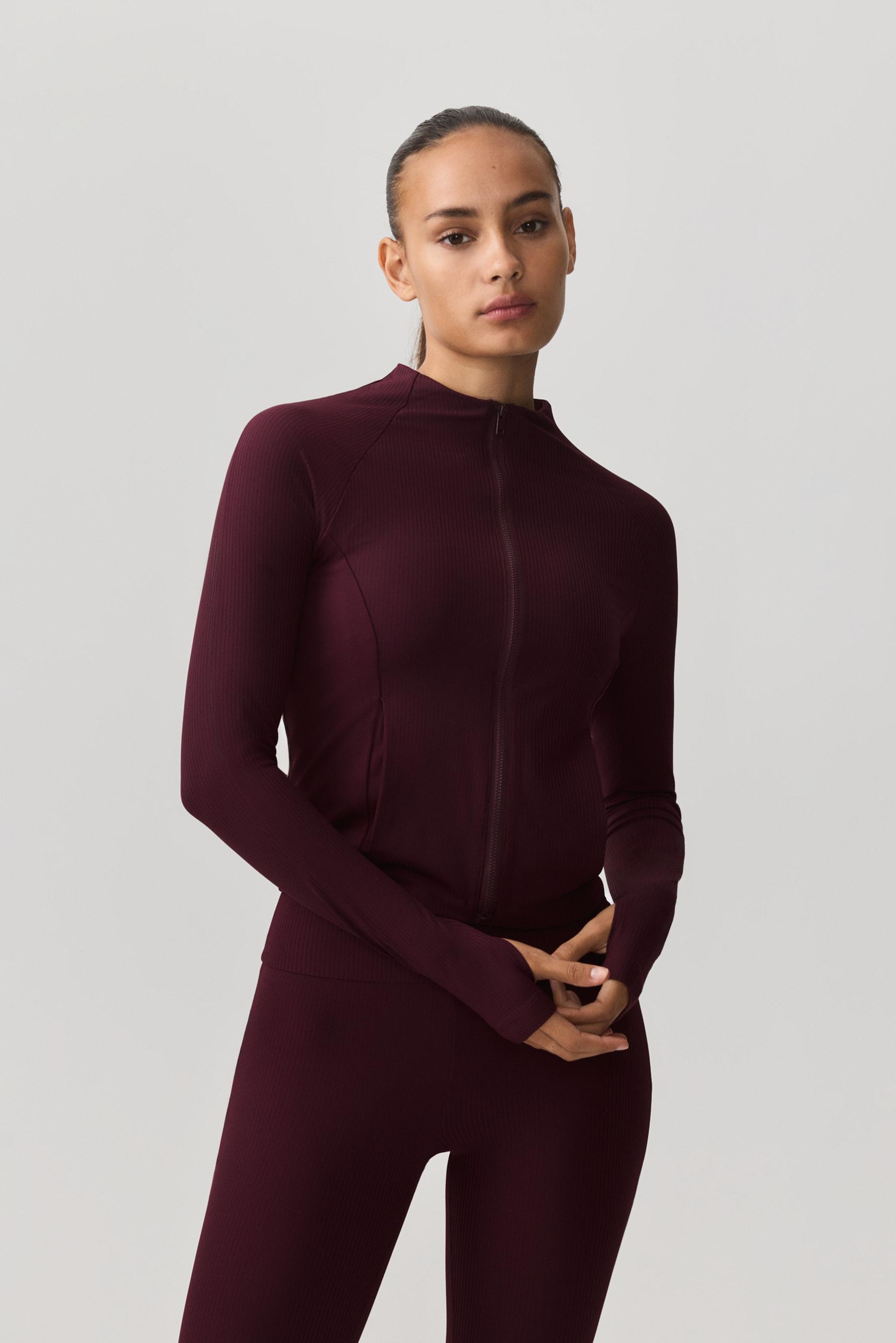 Chaqueta deportiva canalé