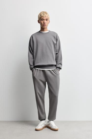 Slim fit tracksuit bottoms — MEDIUM GREY 1
