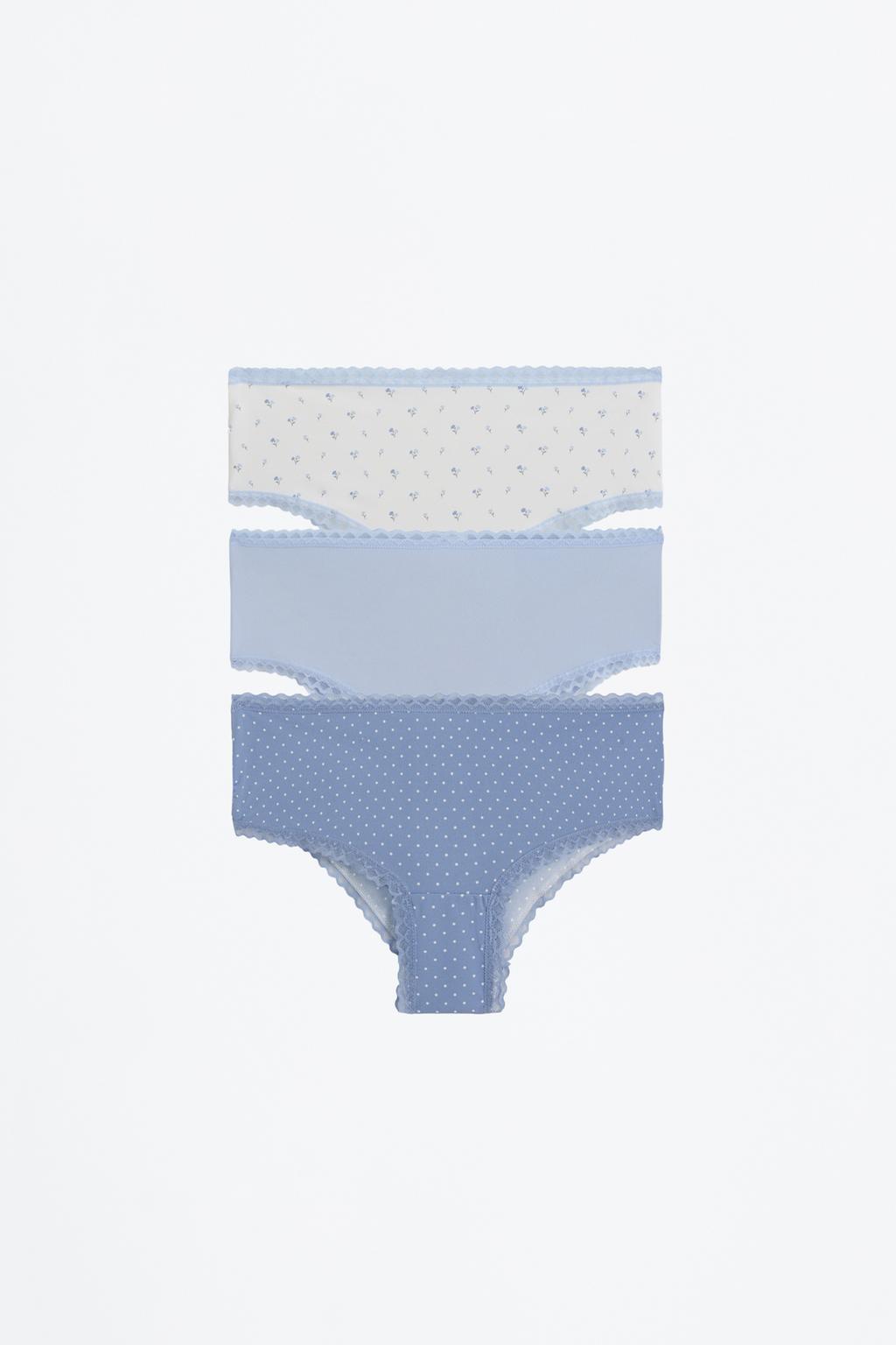 Pack of 3 microfibre hipster briefs