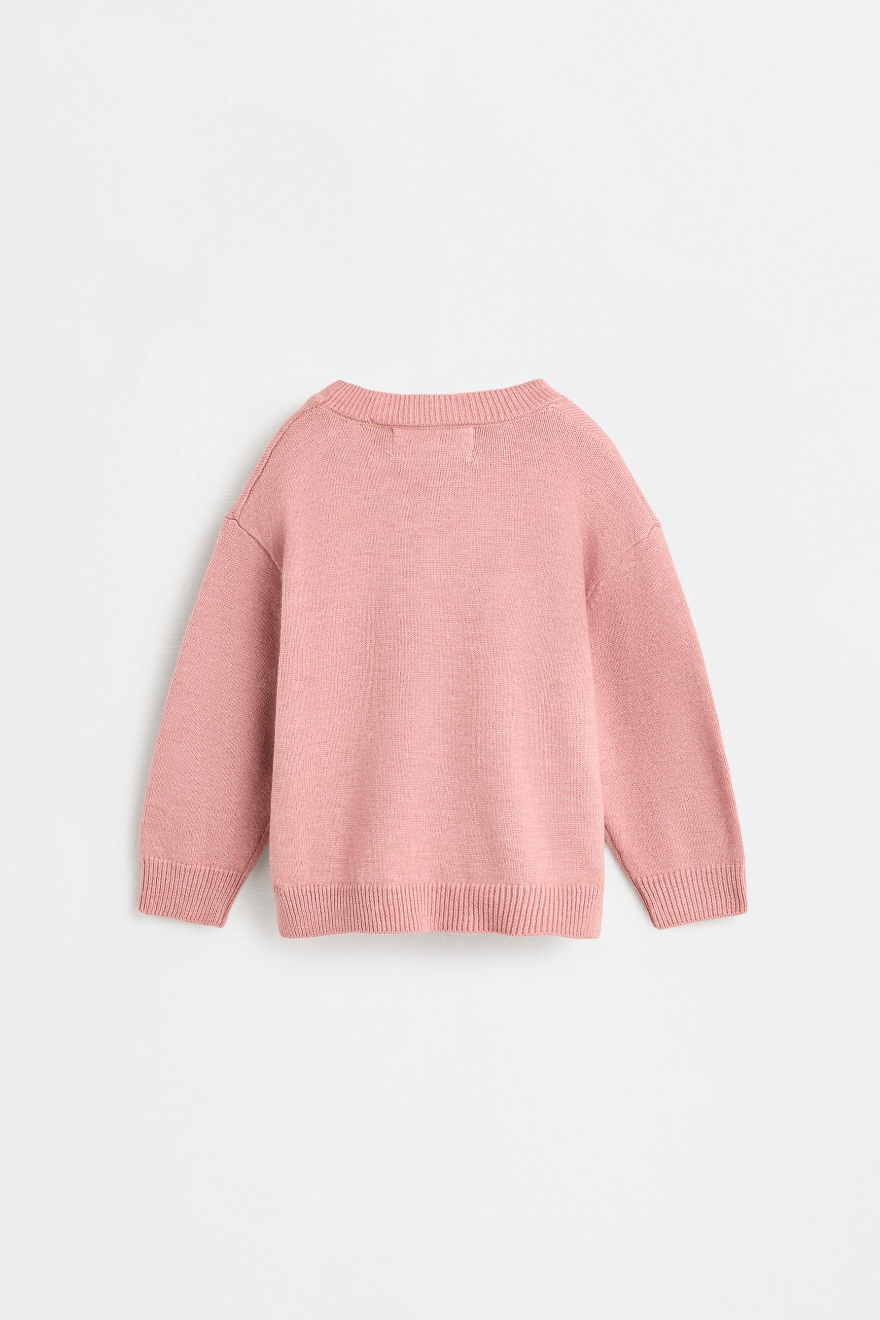 Knit sweater and animal print leggings co-ord — DUSTY PINK