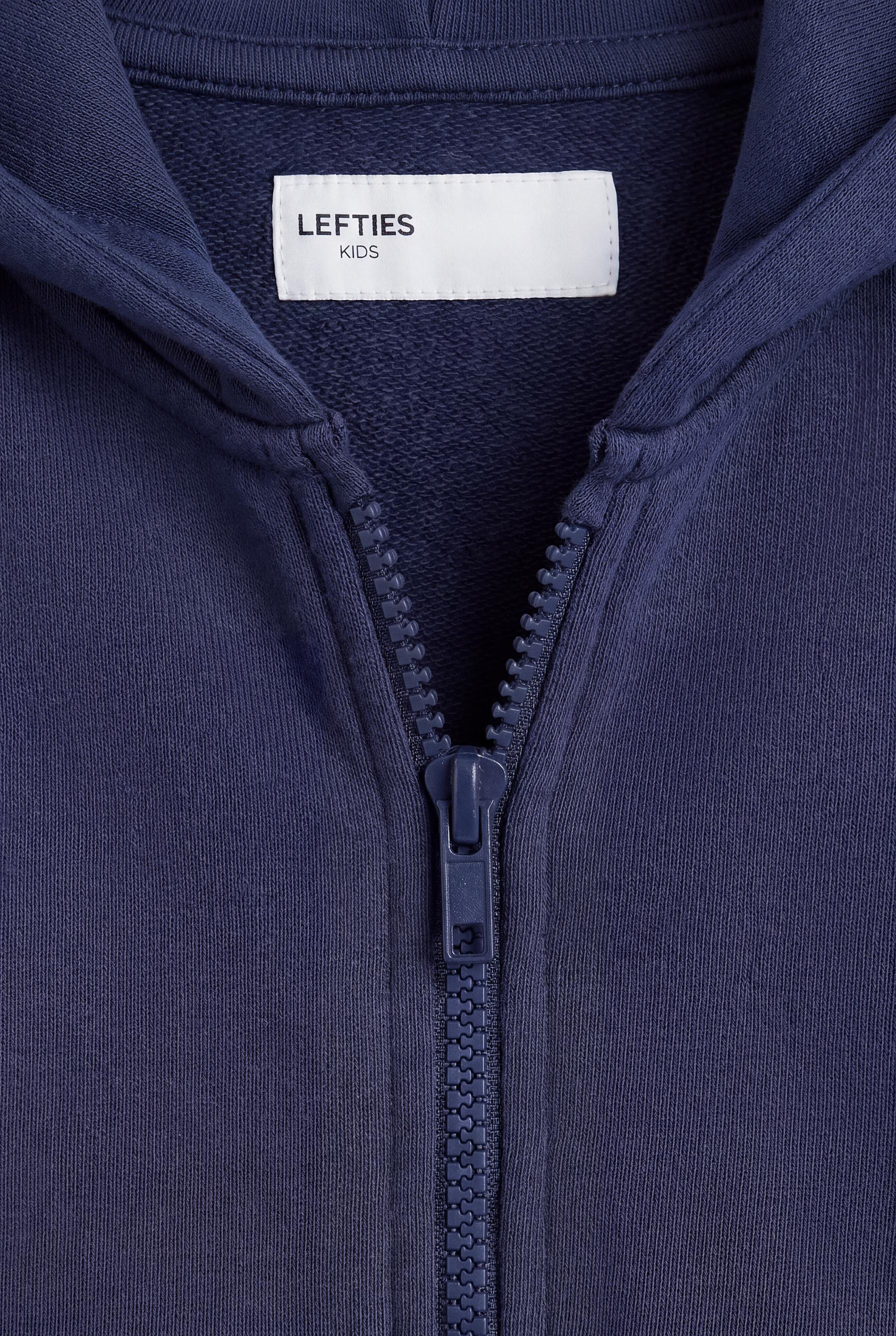 Zip-up sweatshirt — NAVY