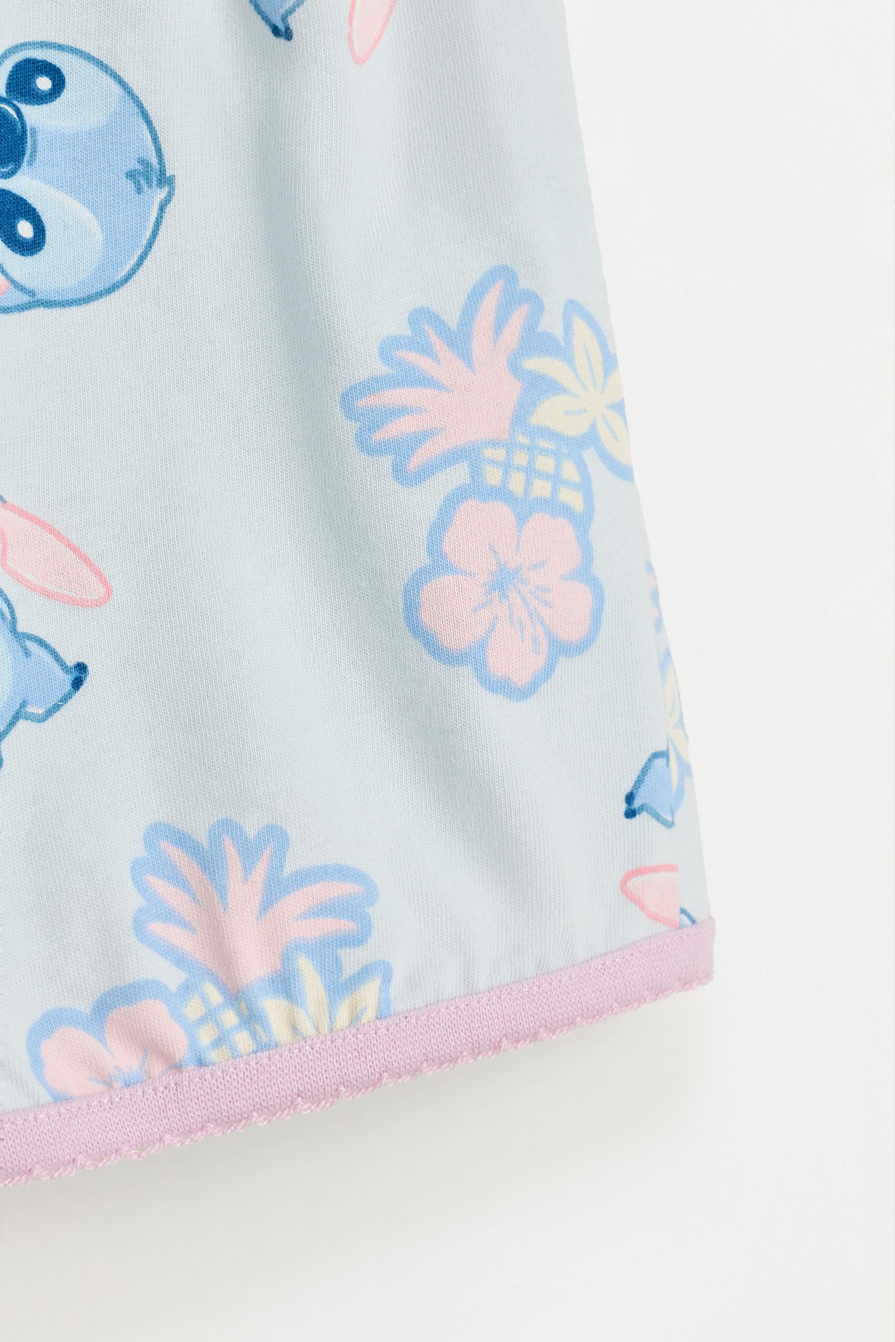 Stitch ©Disney scalloped trim pyjamas — DARK BLUE