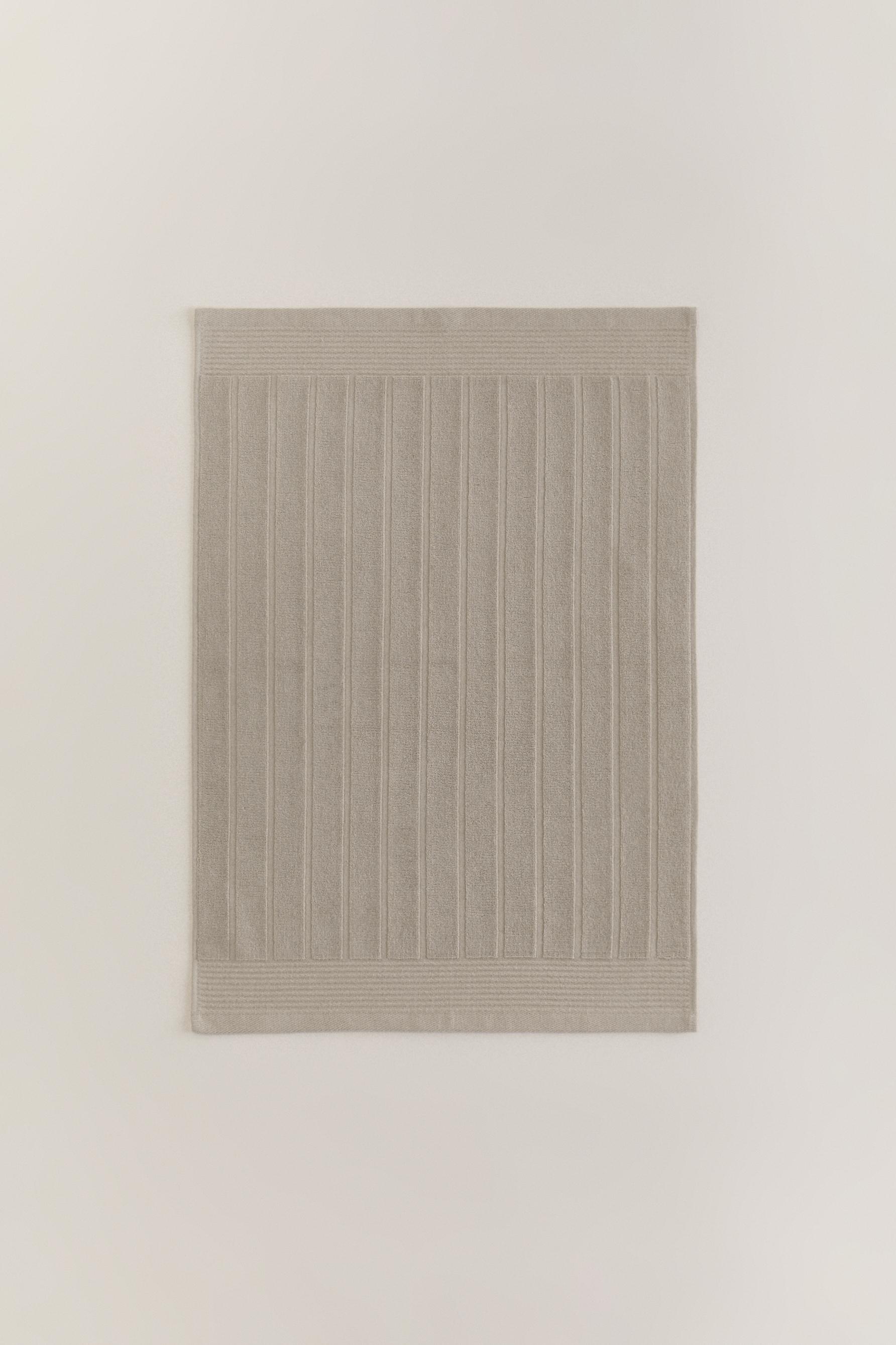 Alfombra de baño lisa 70 x 50 cm