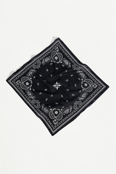 Paisley scarf — BLACK 4