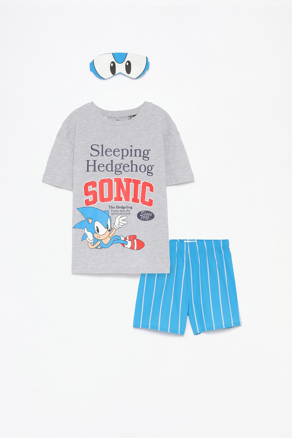 Sonic™ | SEGA short pyjamas with eye mask