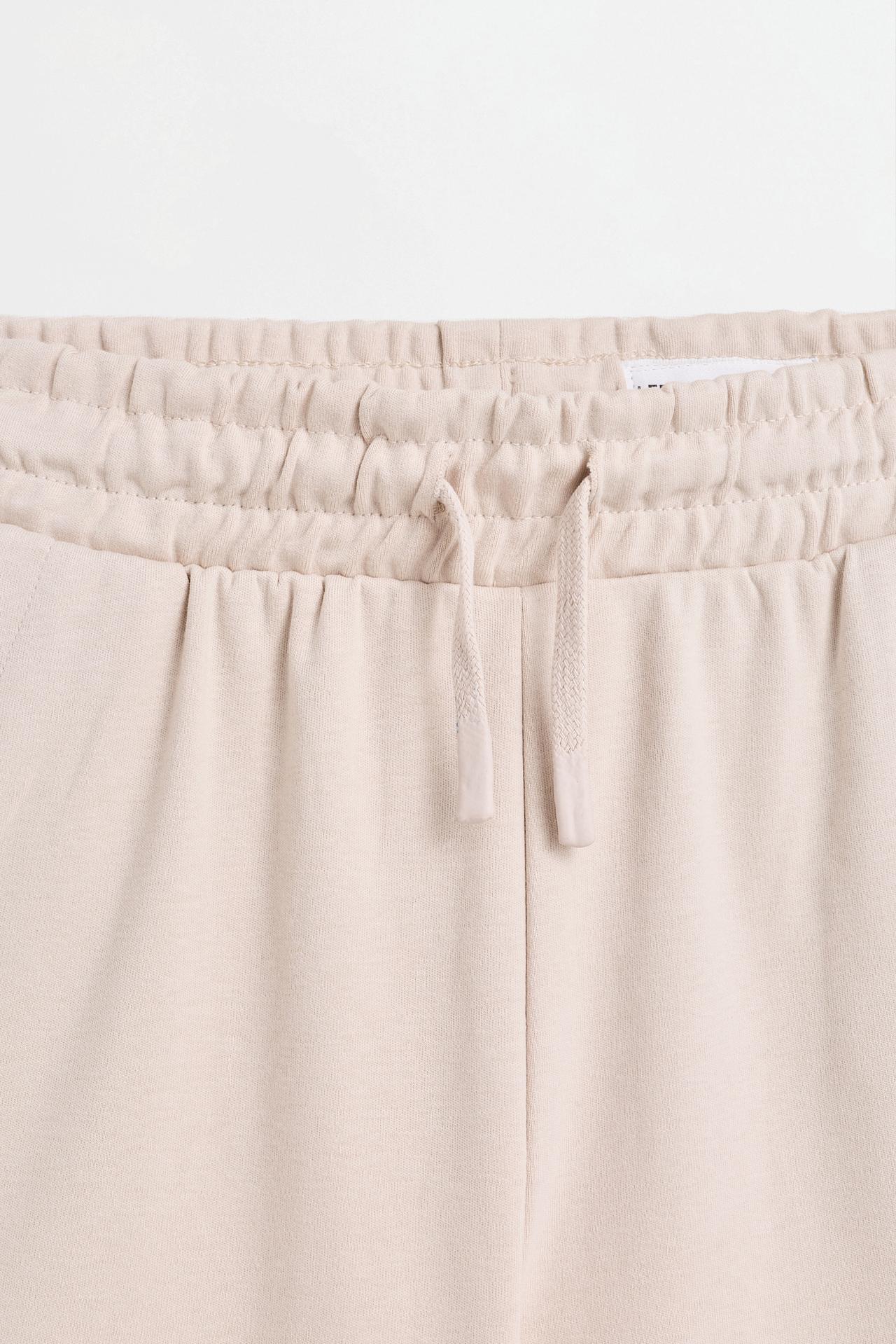 Interlock jogger Bermuda shorts — ECRU
