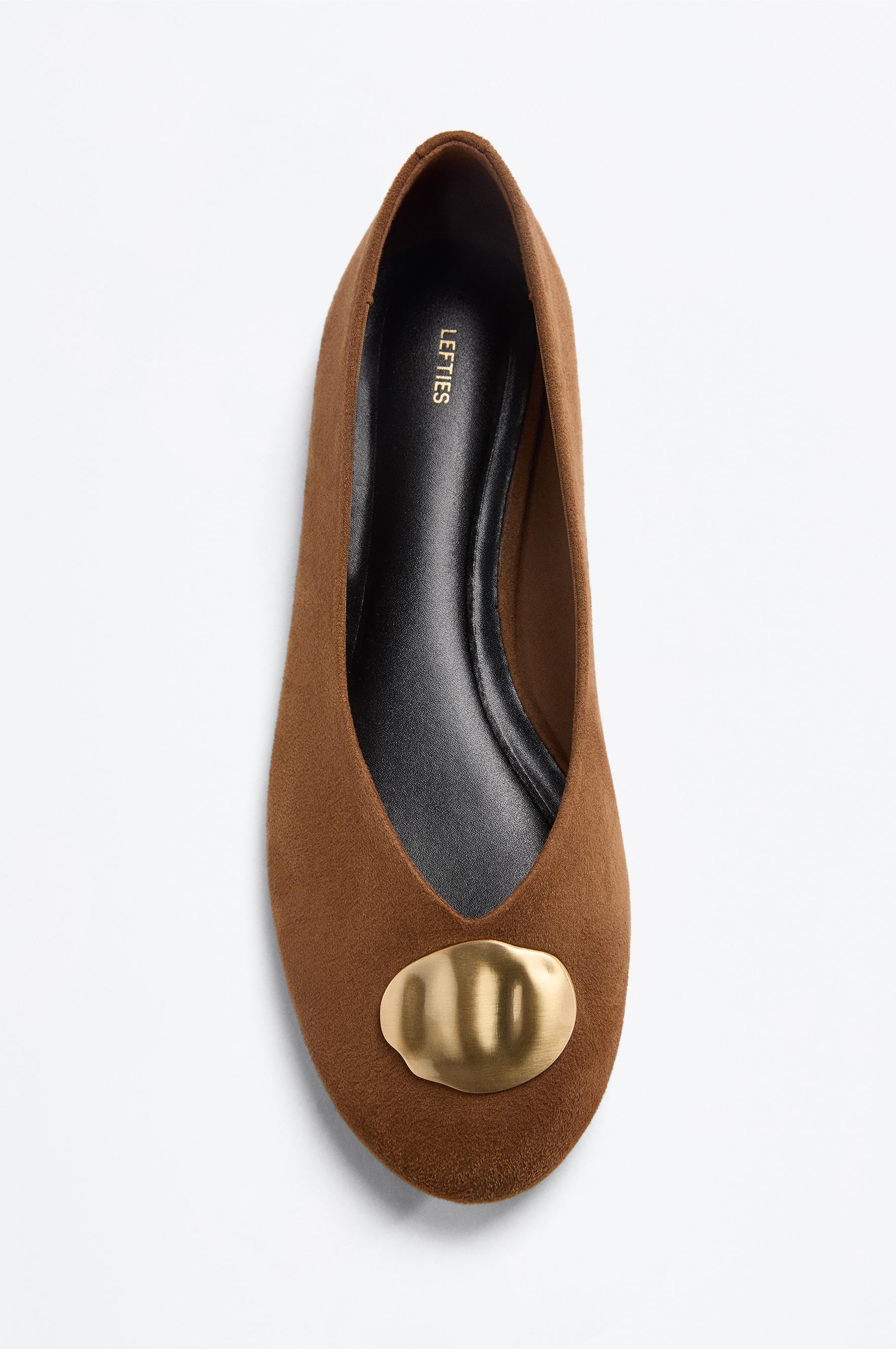Ballerina with metal detail — LEATHER