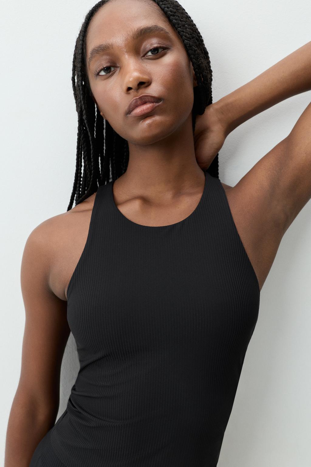 T-shirt nadador canelada