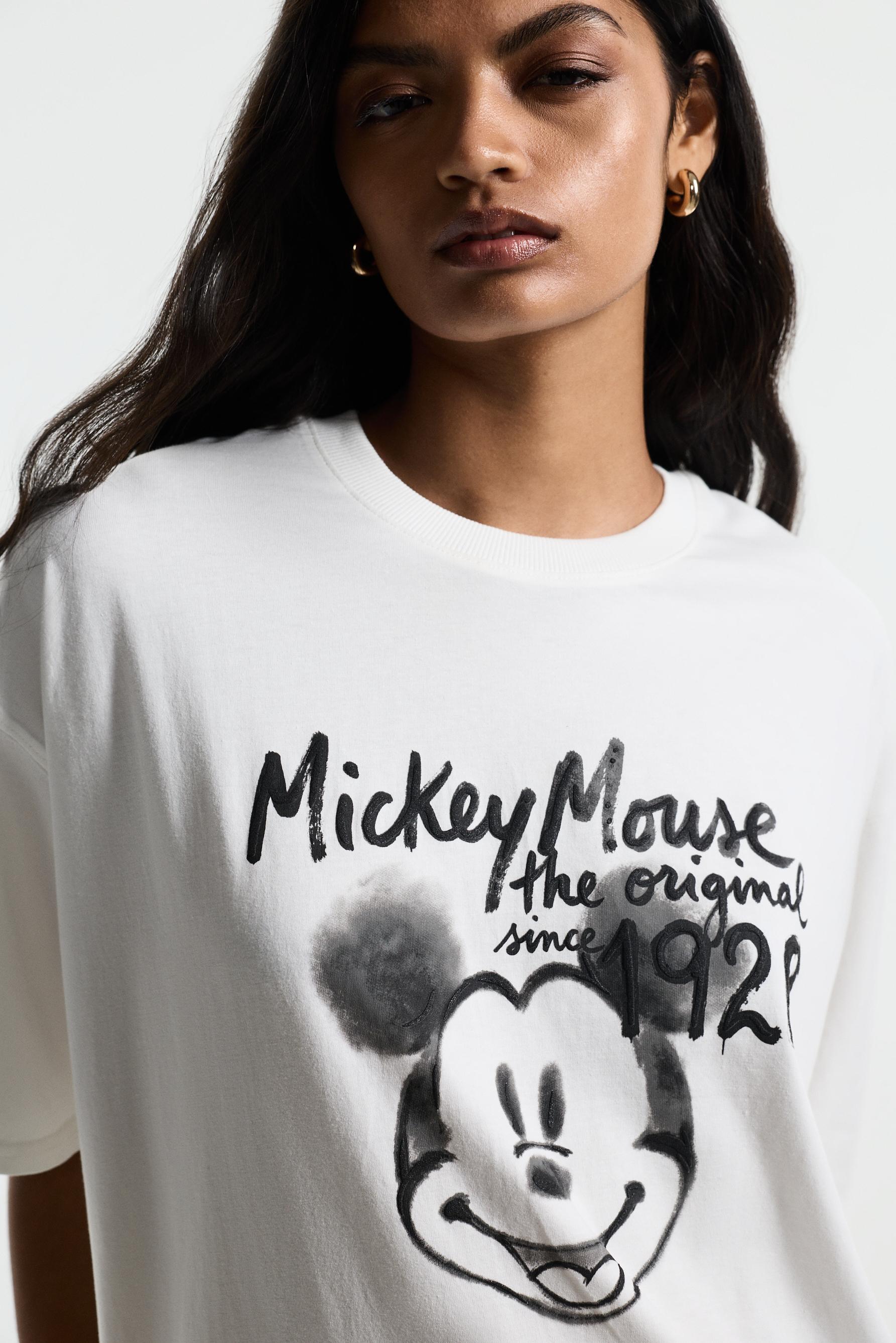 Mickey Mouse ©Disney oversize T-shirt — WHITE