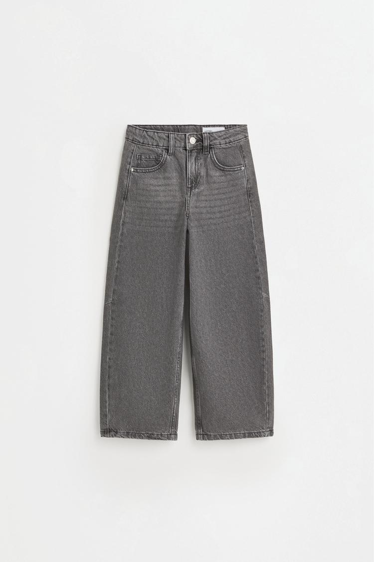 Star barrel jeans — PALE GREY