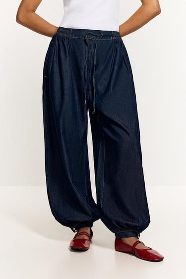 Lightweight sarouel jeans — NAVY 2