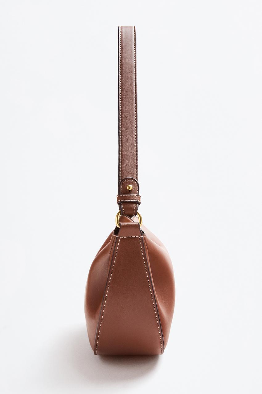 Bucket Bag Zara Gathered Crossbody Bag Gathered Crossbody Bag With