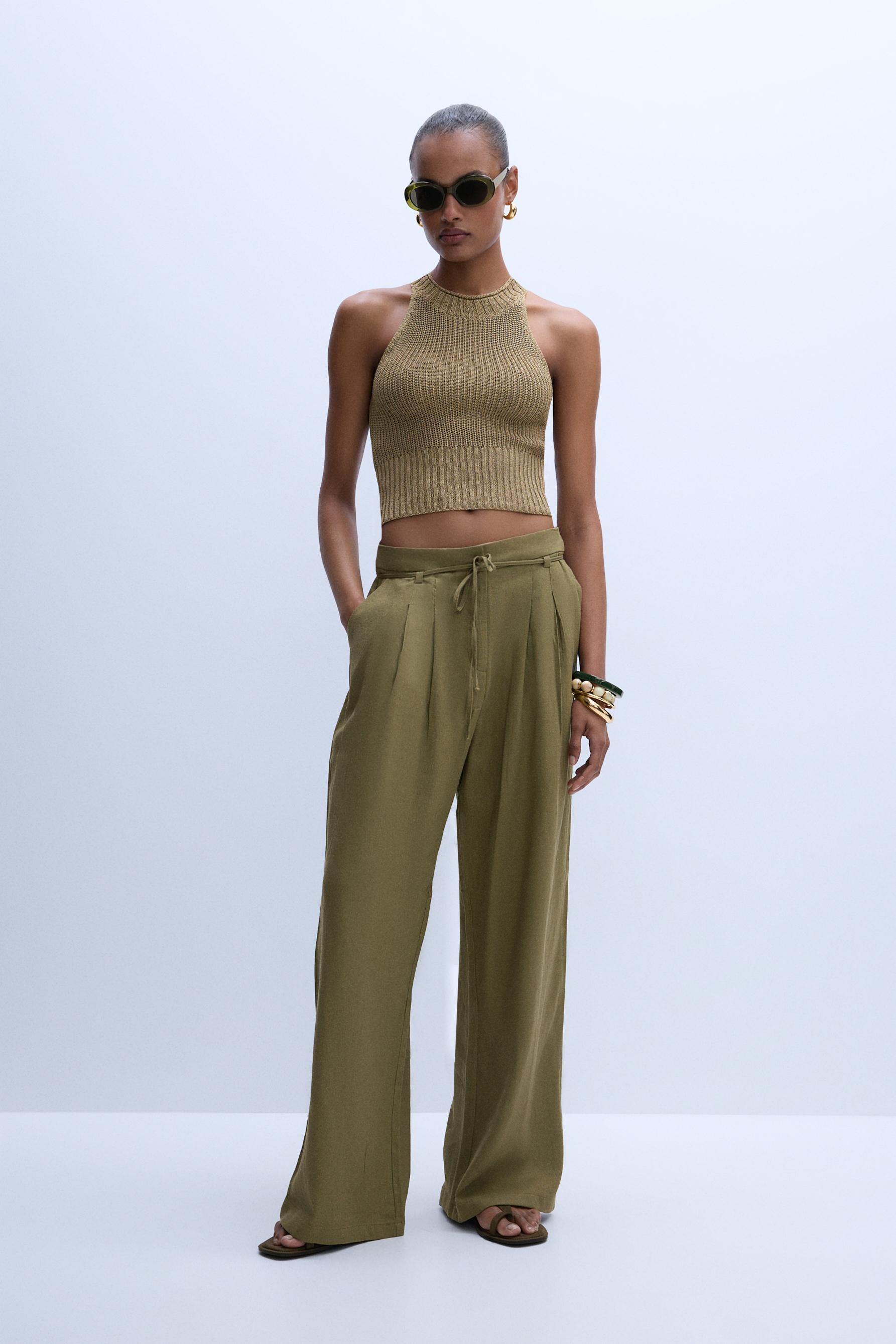 Pantalón rústico lazada