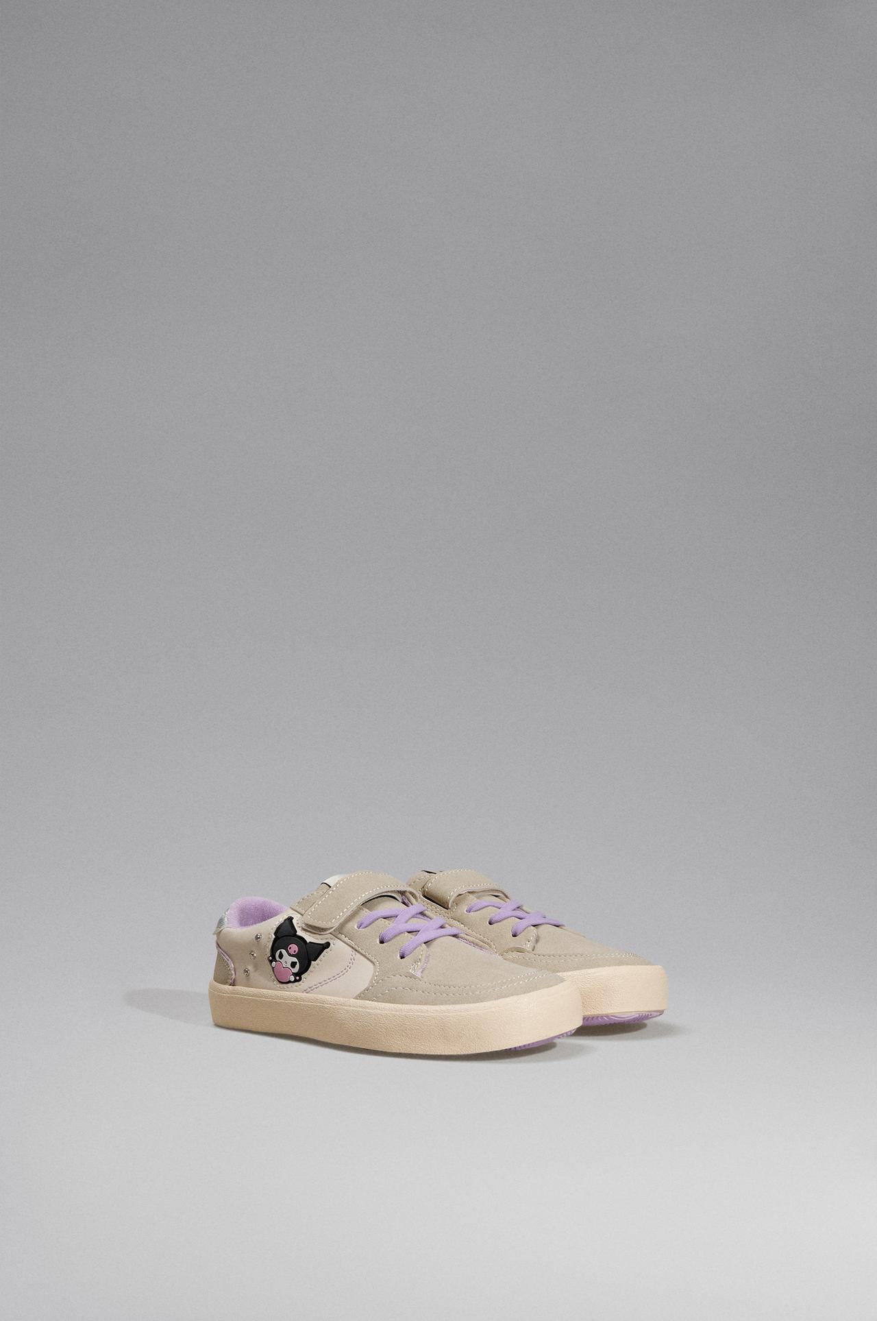 Kuromi ©SANRIO Barefoot sneakers — ECRU