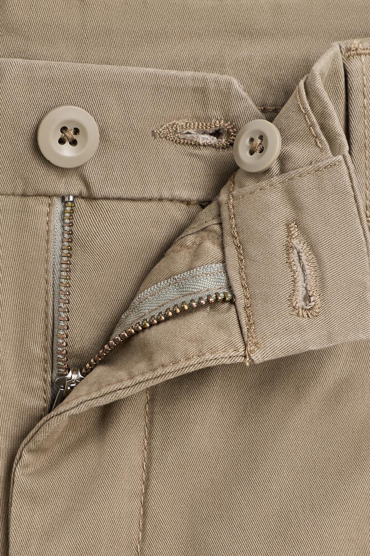Slim fit chino trousers — KHAKI