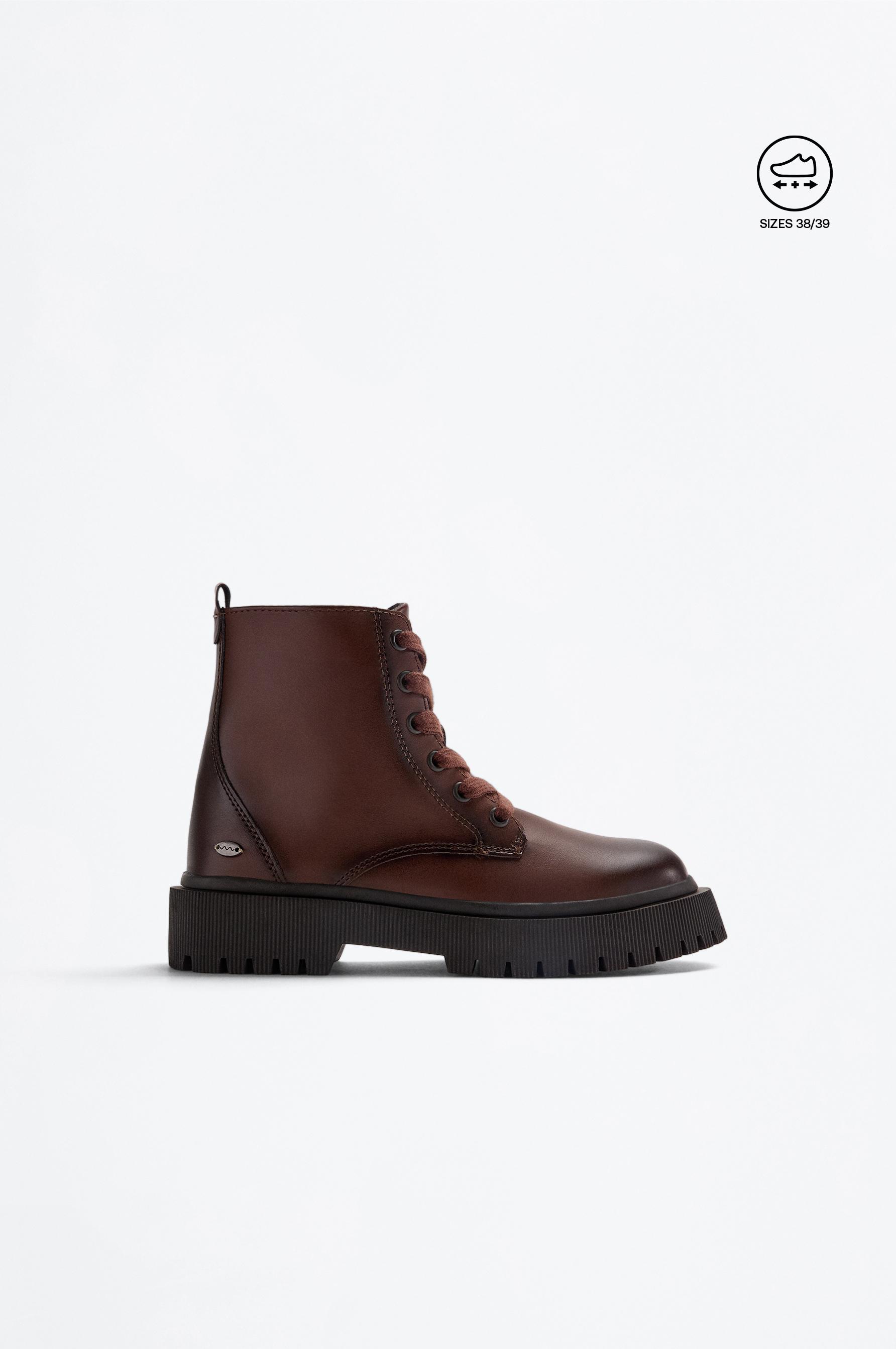 Track sole boots — 1-114