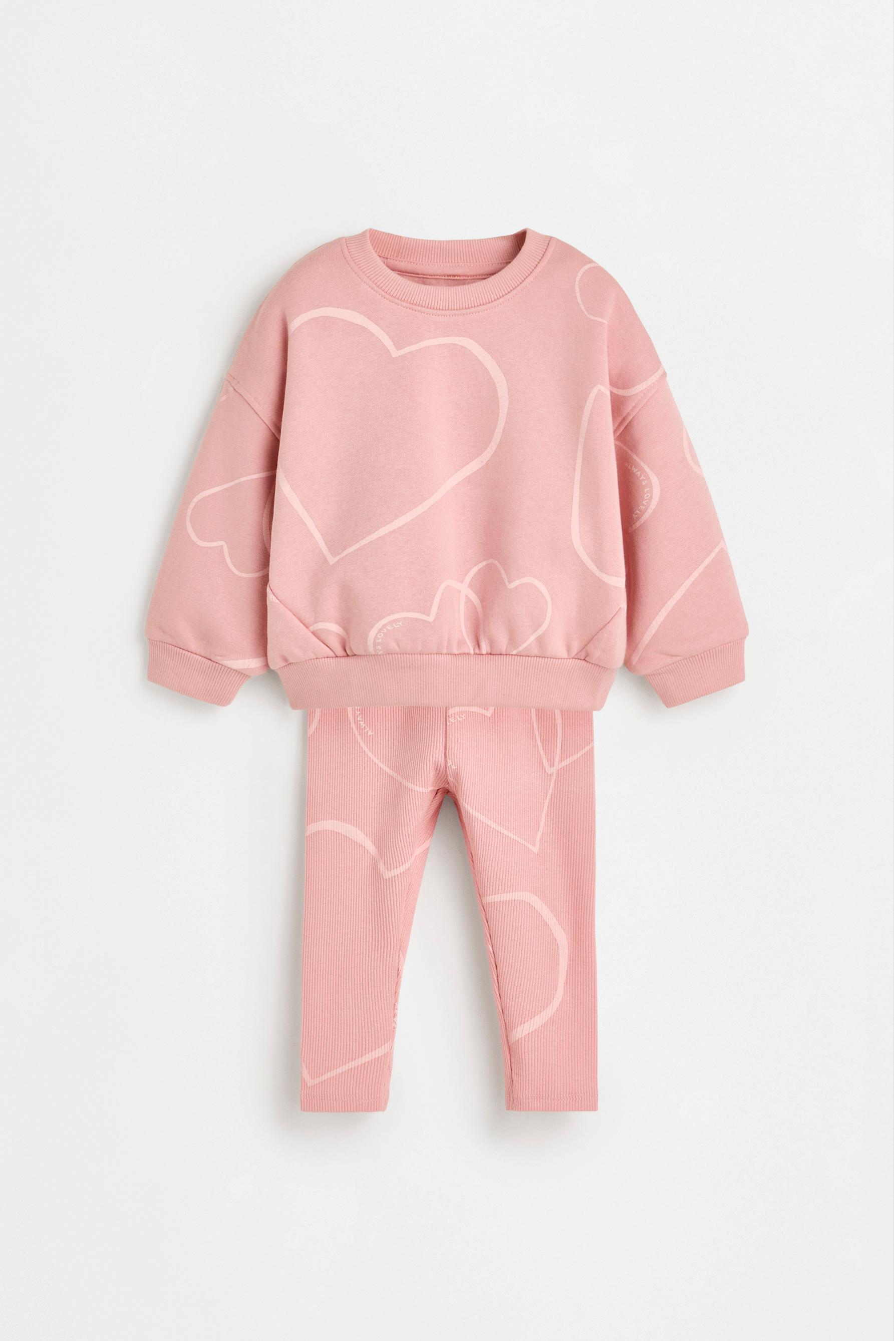 Set sudadera y legging canalé