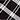 Asymmetric plaid top — BLACK
