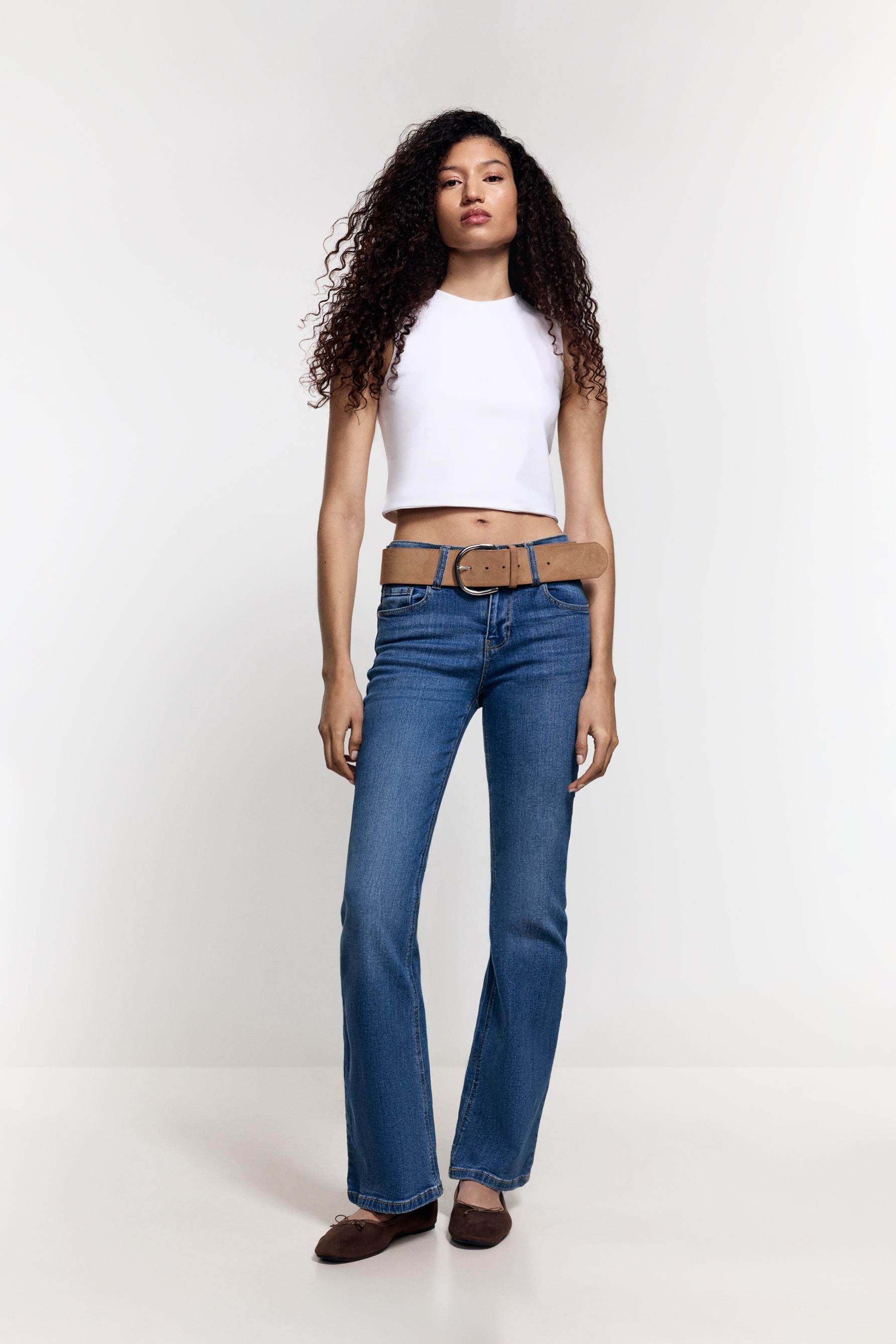 Cropped ribbed T-shirt — WHITE