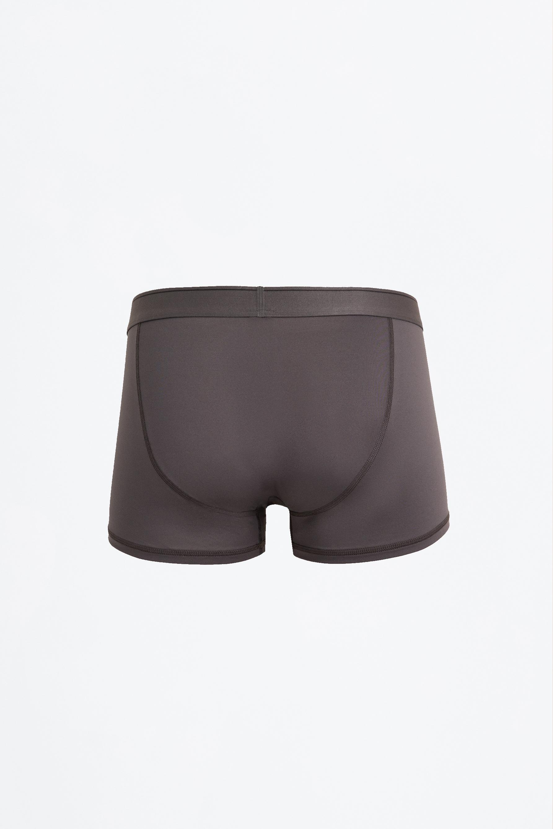 Microfibre boxers (Pack 3) — BROWN