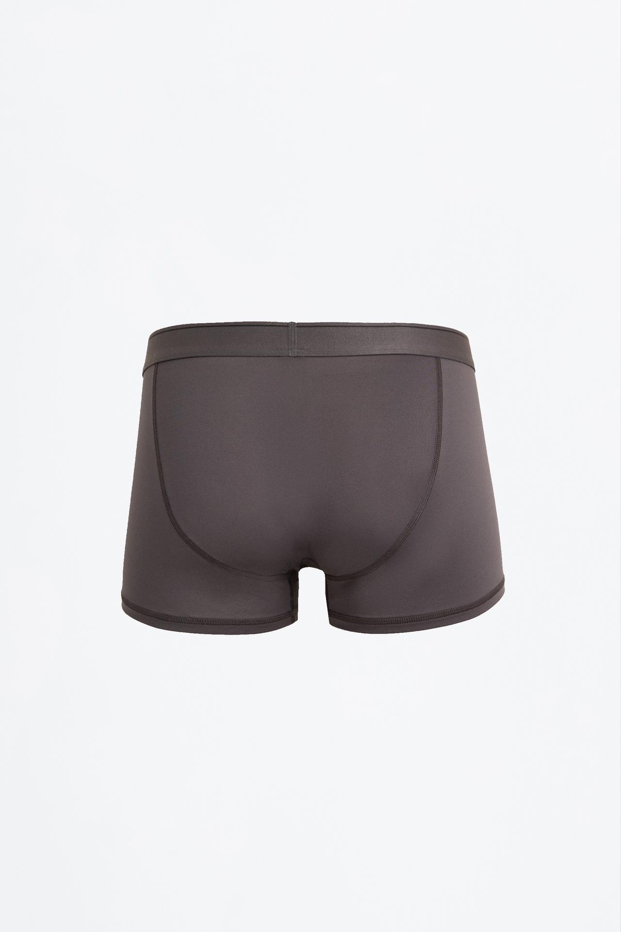 Microfibre boxers (Pack 3) — BROWN