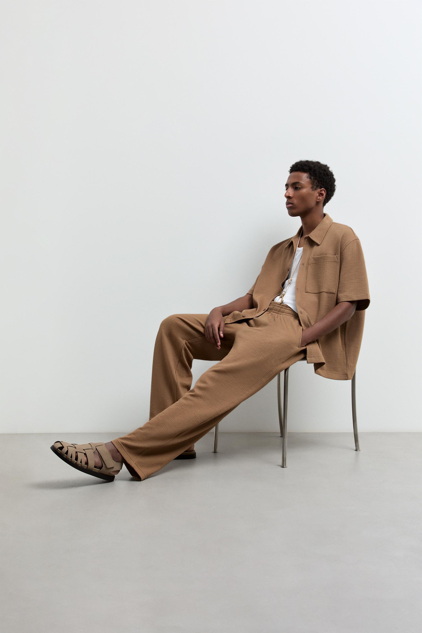 Men's cage sandals — BEIGE