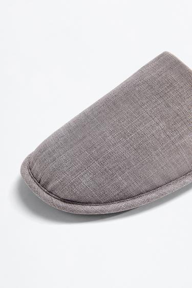 Fabric house slippers — GREY 4