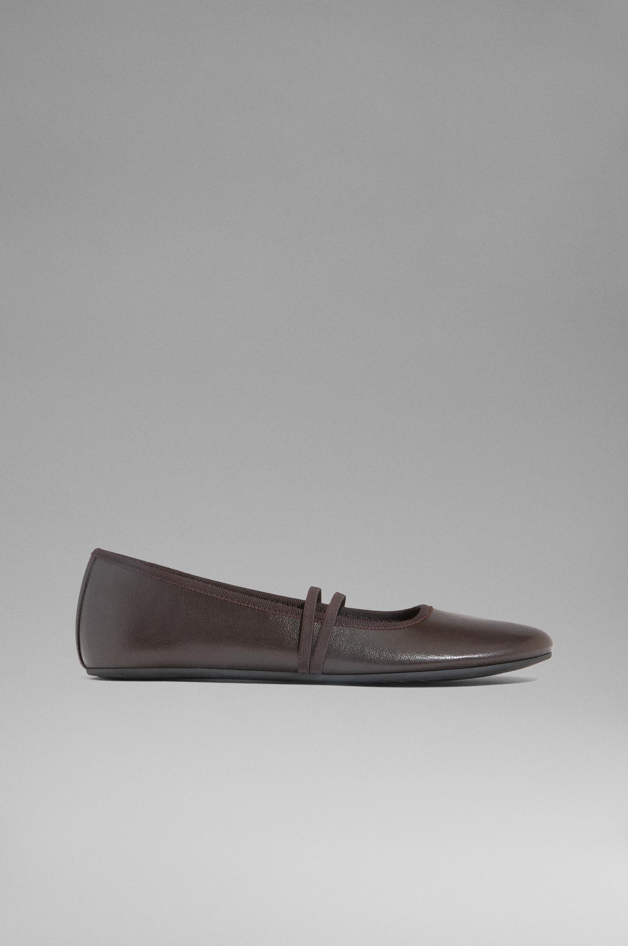 Comfort ballet flats — BROWN