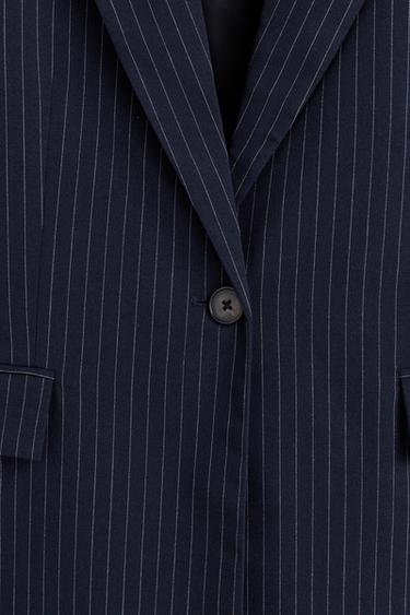 Striped blazer — NAVY 7