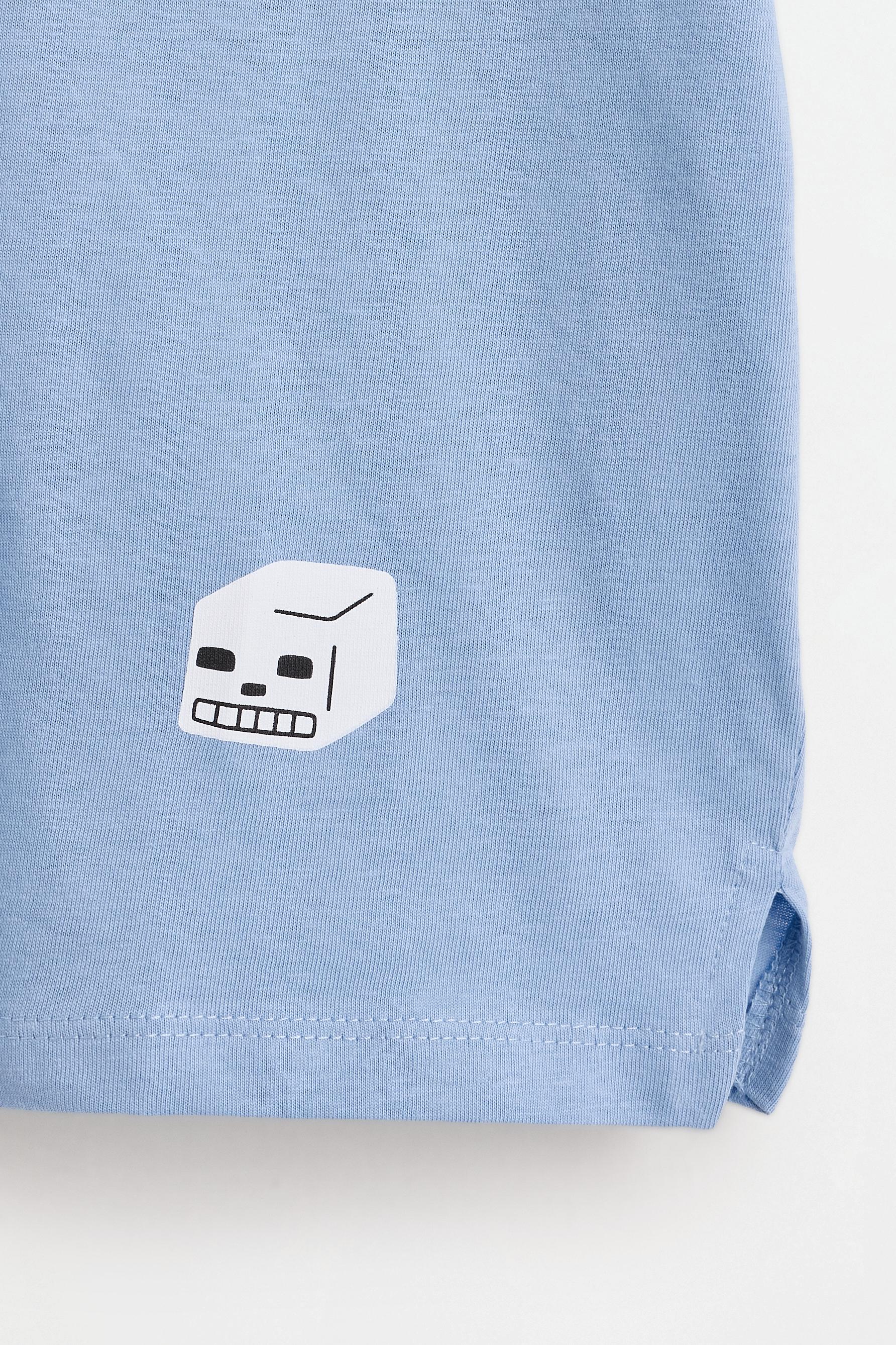 Minecraft T-shirt — PALE BLUE