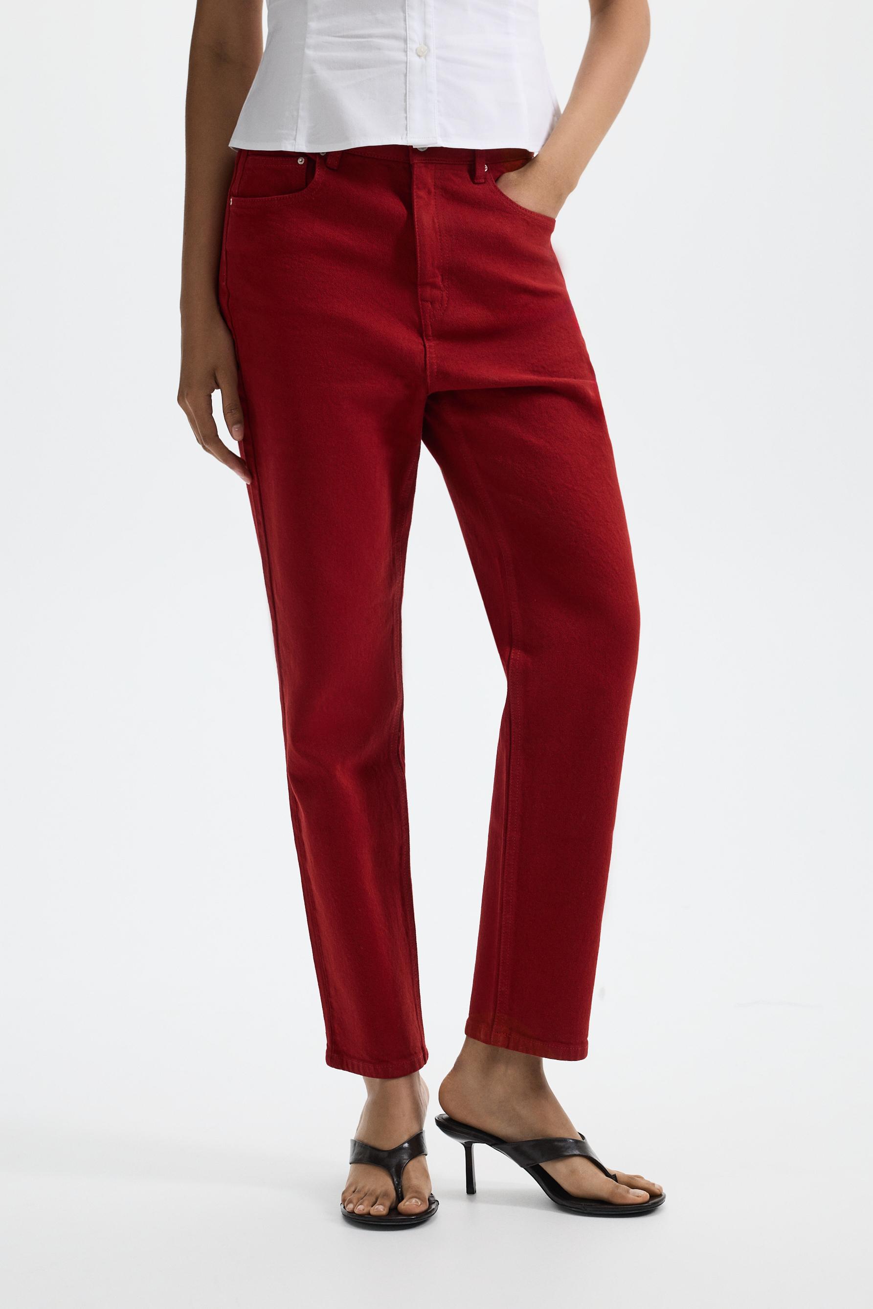 Mom fit jeans — REDDISH