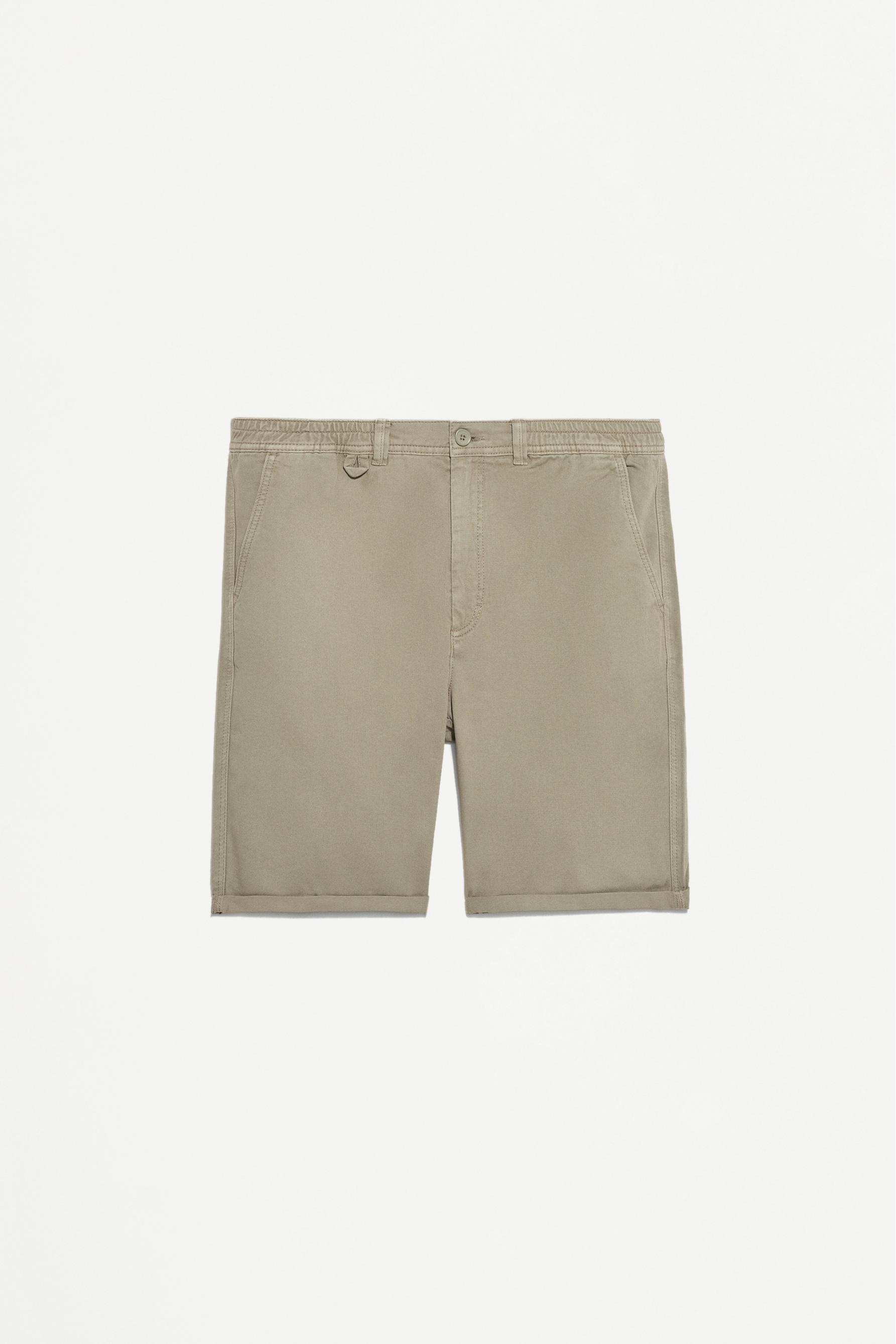 Slim fit Bermuda shorts — KHAKI