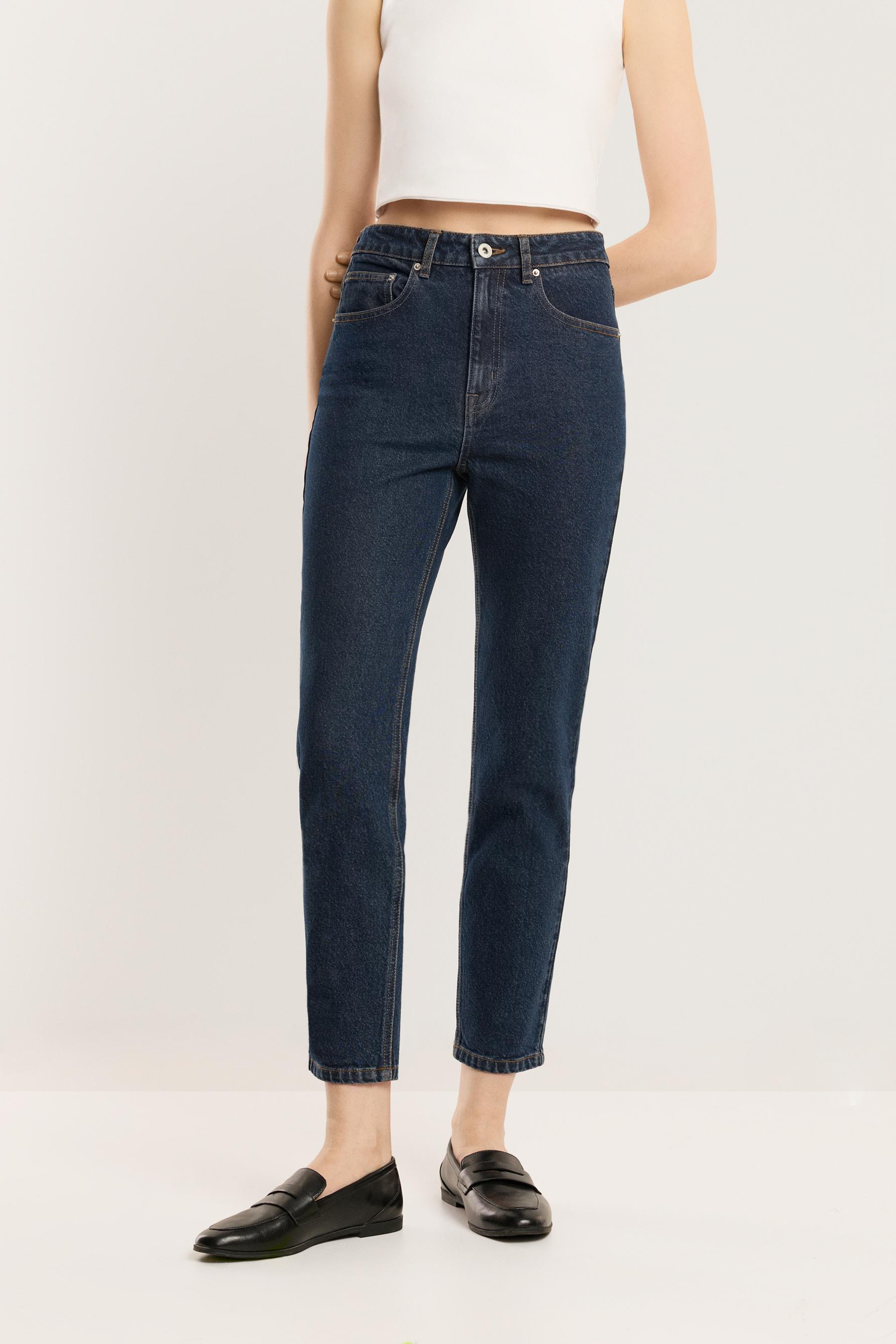 Mom fit jeans — BLUE