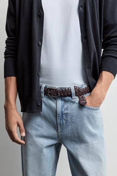 Braided belt — DARK BROWN 1