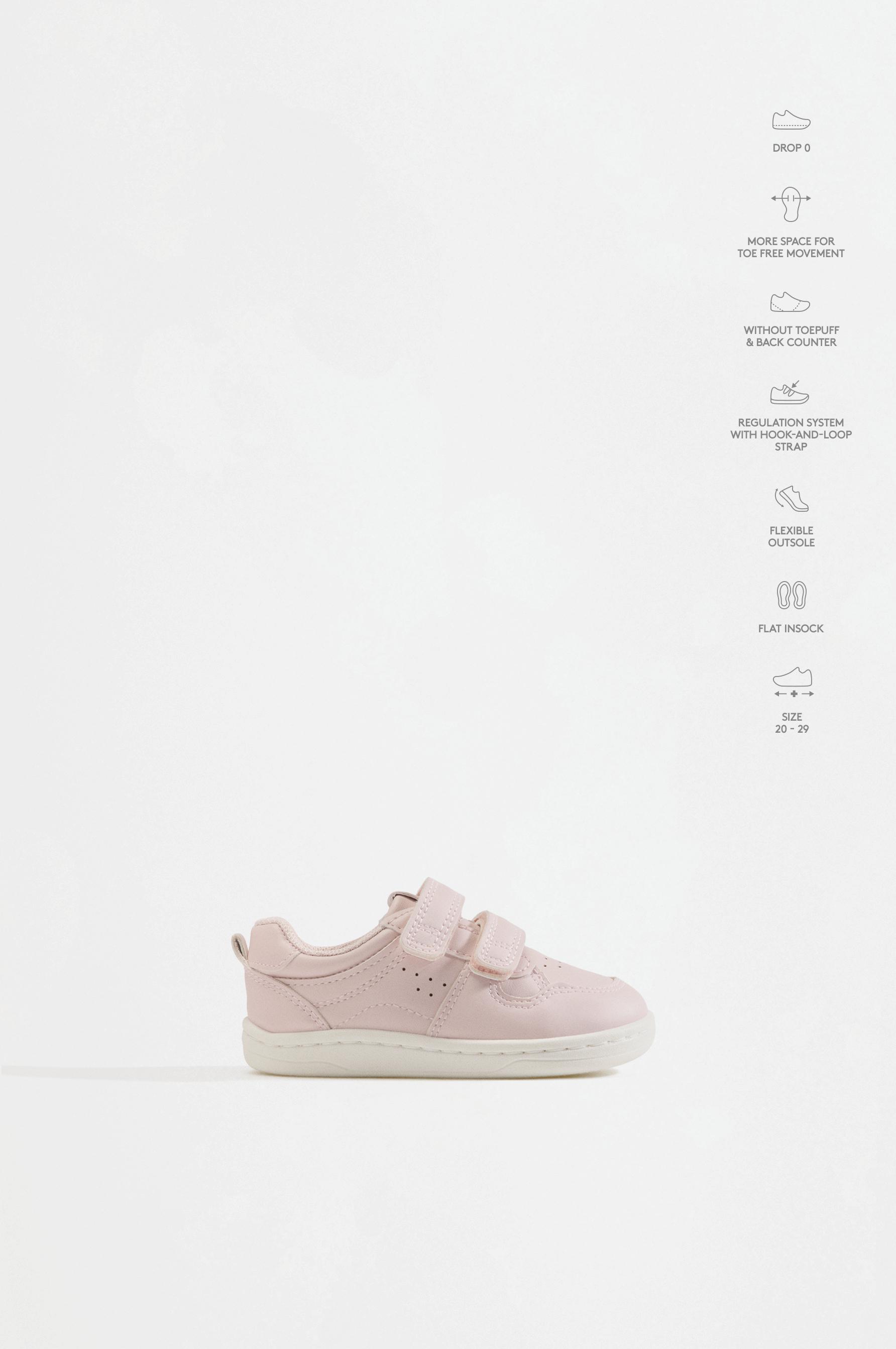 Barefoot Sneakers — PALE PINK