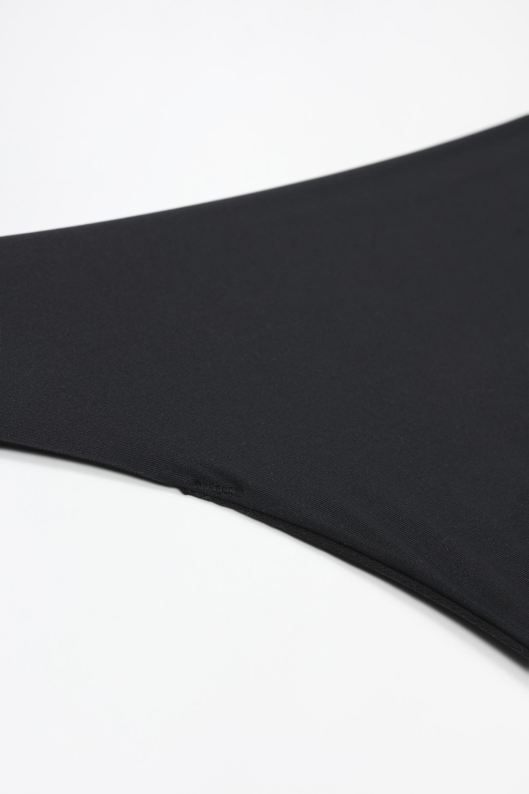 3-Pack of microfibre thongs — BLACK