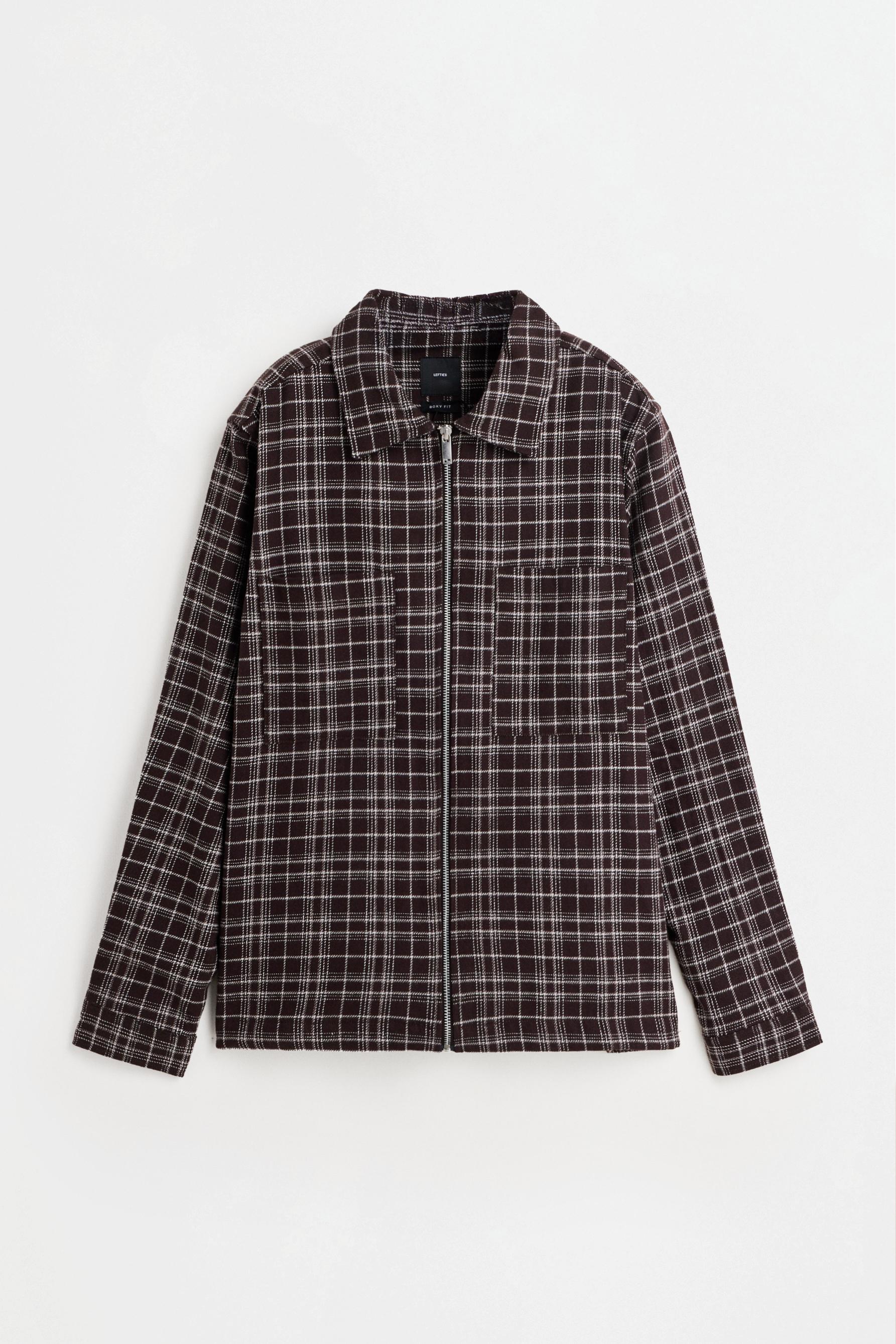 Sobrecamisa franela cremallera