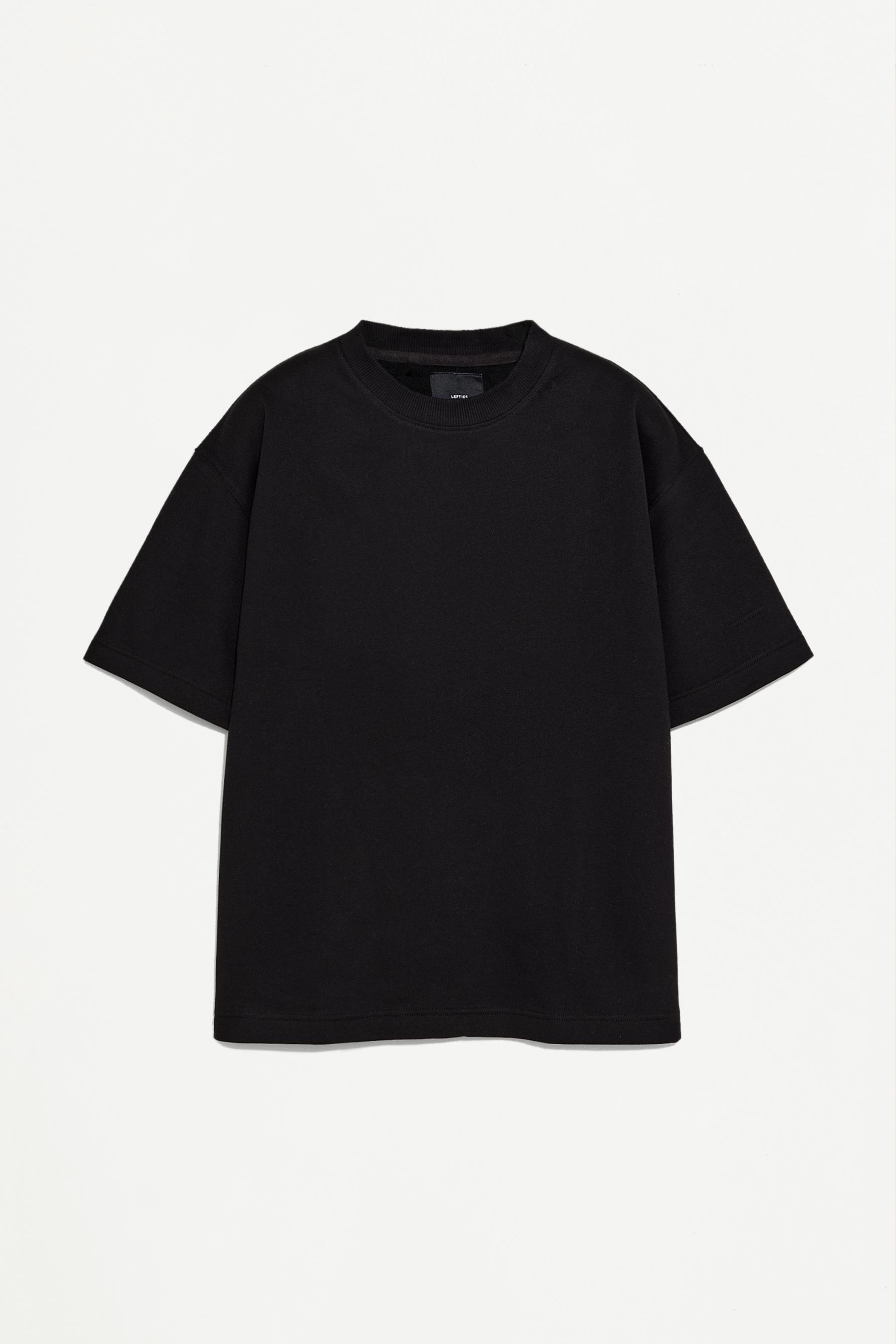 Short sleeve sweatshirt — BLACK