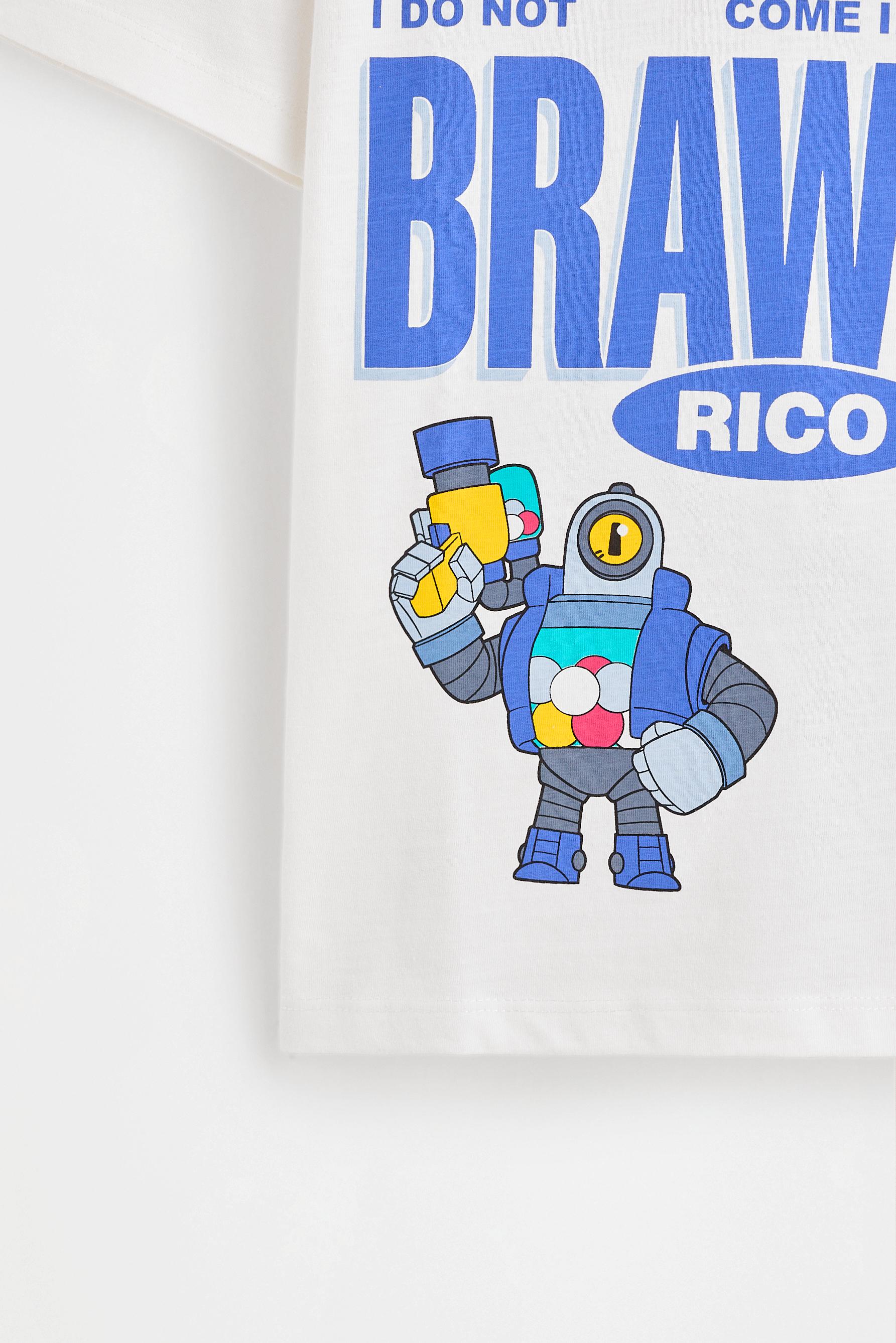Rico Brawl Stars ©Supercell Oy T-shirt — WHITE