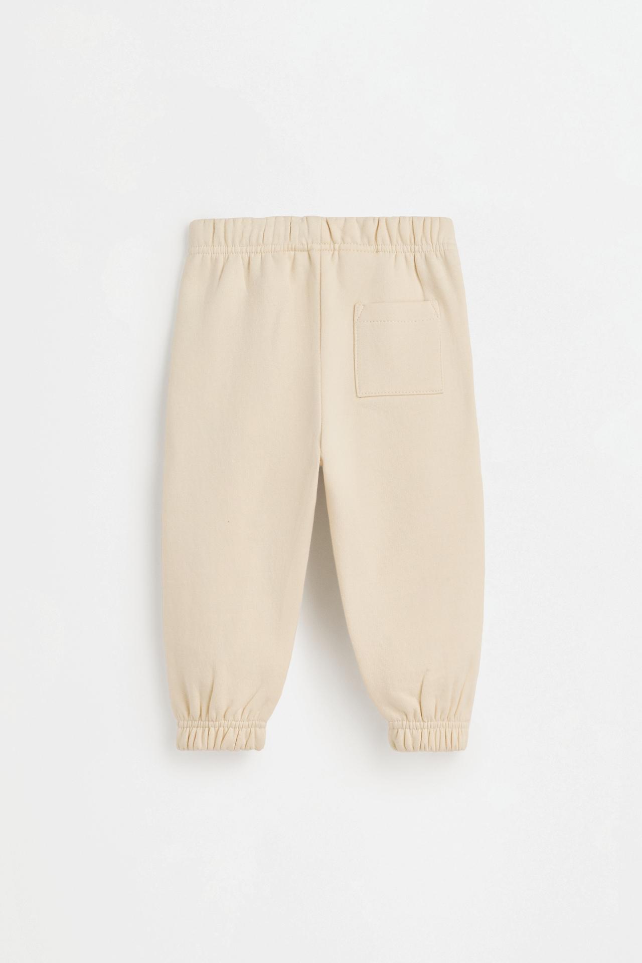 Pack of 2 contrast plush trousers — BURGUNDY