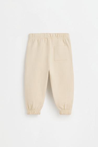 Pack of 2 contrast plush trousers — BURGUNDY 3