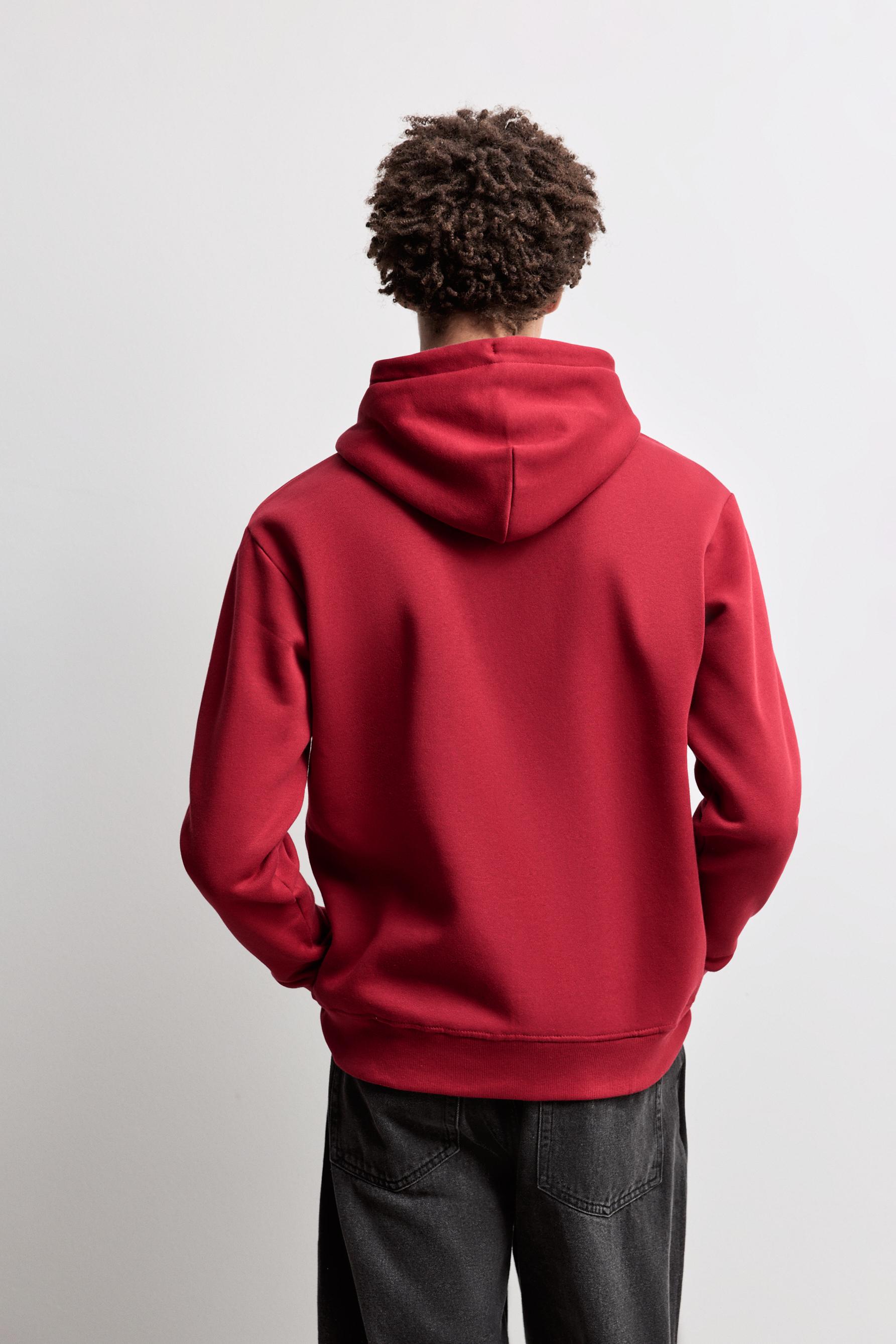 Basic hoodie — DARK PINK